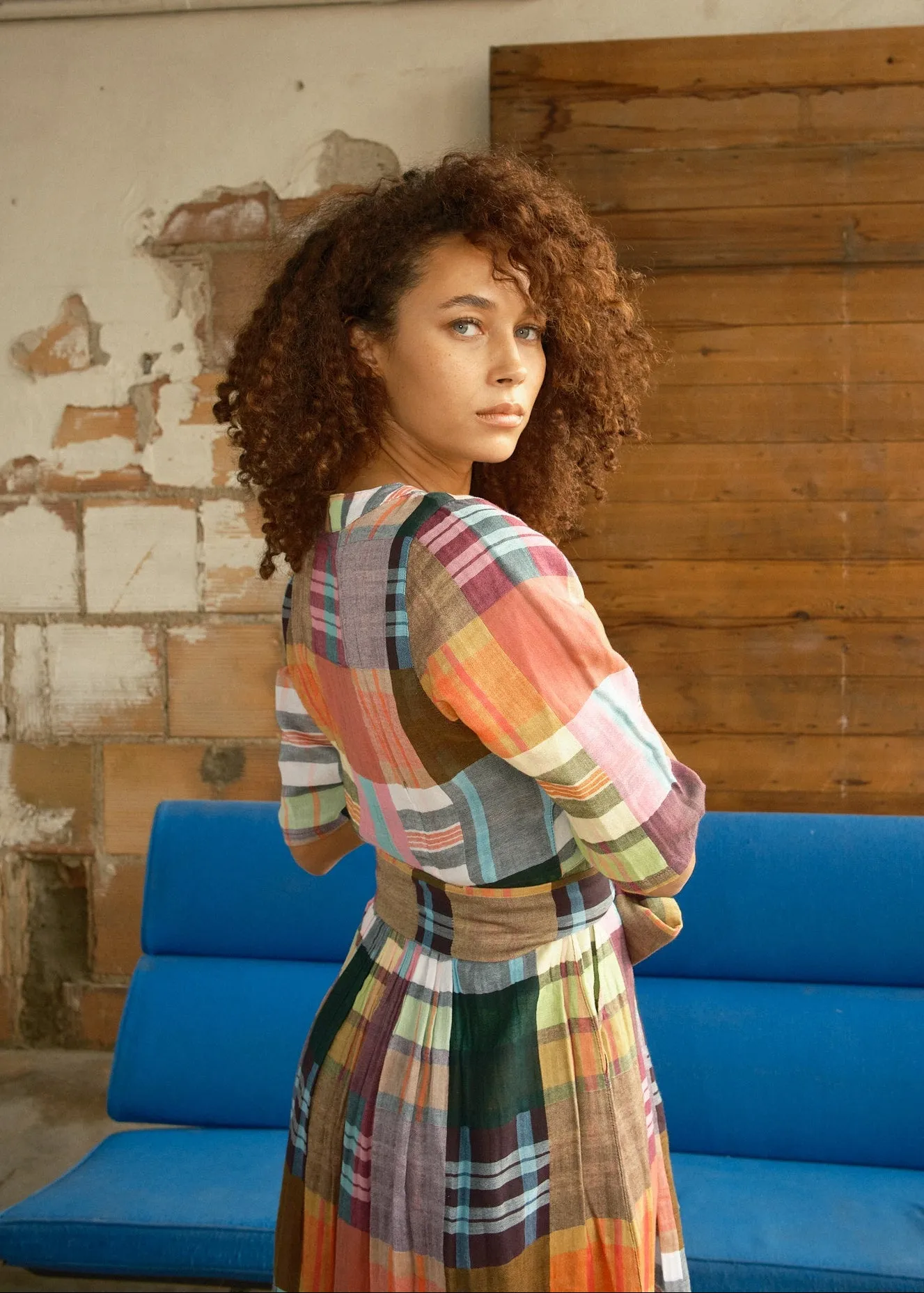 leelee dress | fall 25 | paintbox sold by Ace & Jig product image thumbnail 4