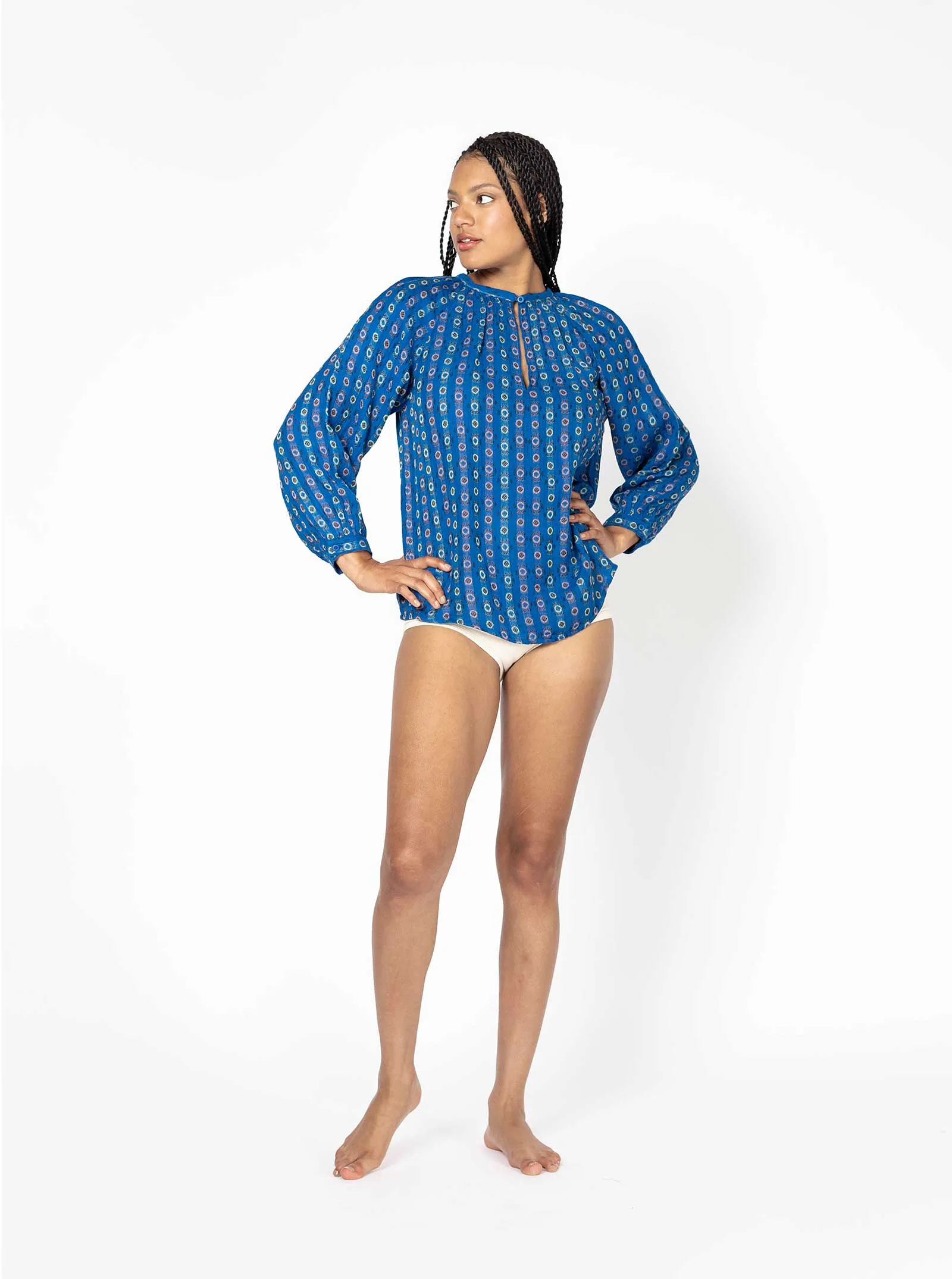 sample sale | naomi shirt brilliant | XS sold by Ace & Jig product image thumbnail 4