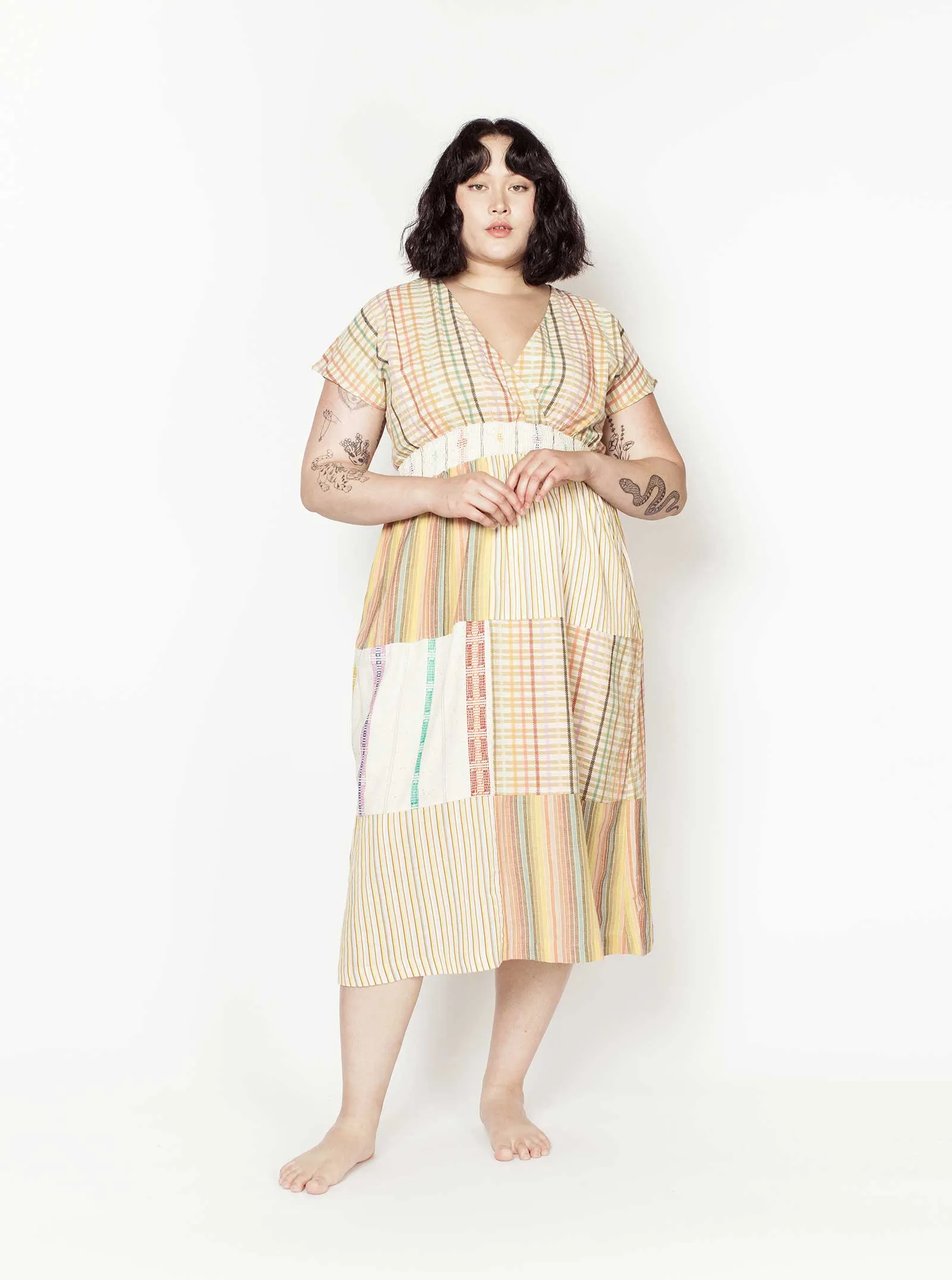 sample sale | archival faye dress desert | XXS sold by Ace & Jig product image thumbnail 4