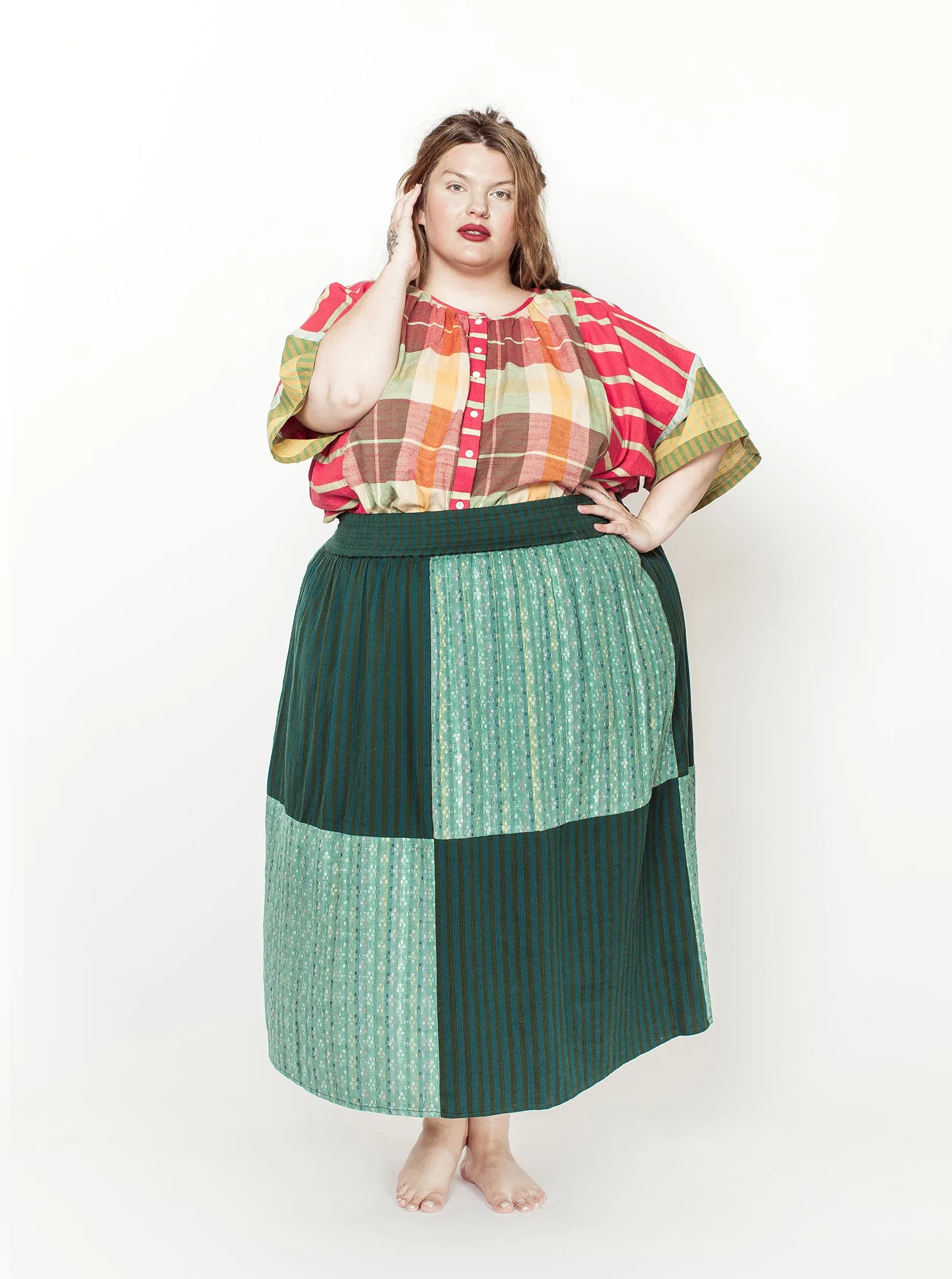 sample sale | claude top daiquiri | 3X & 4X sold by Ace & Jig product image thumbnail 4