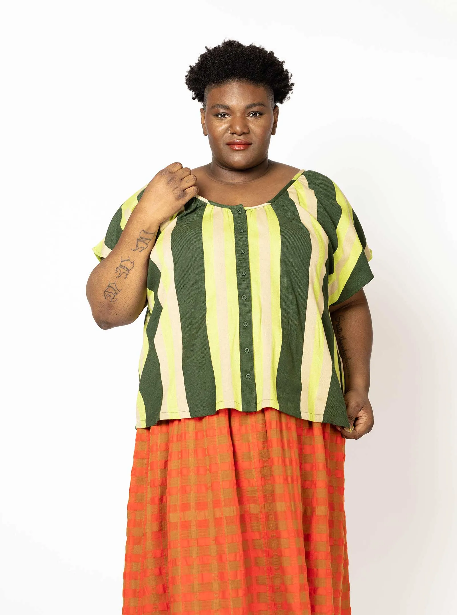 sample sale | florence top jolt | XS & 4X sold by Ace & Jig