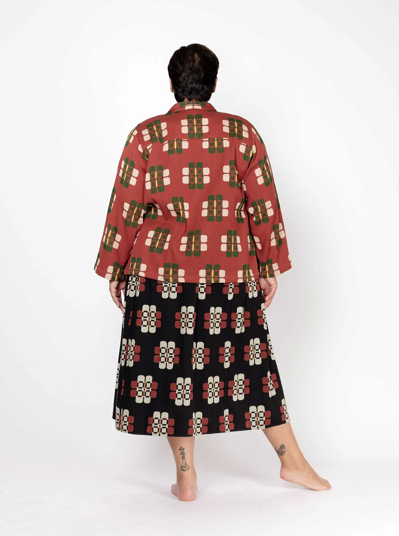 sample sale | ian jacket dahlia | XXS & L sold by Ace & Jig product image thumbnail 3