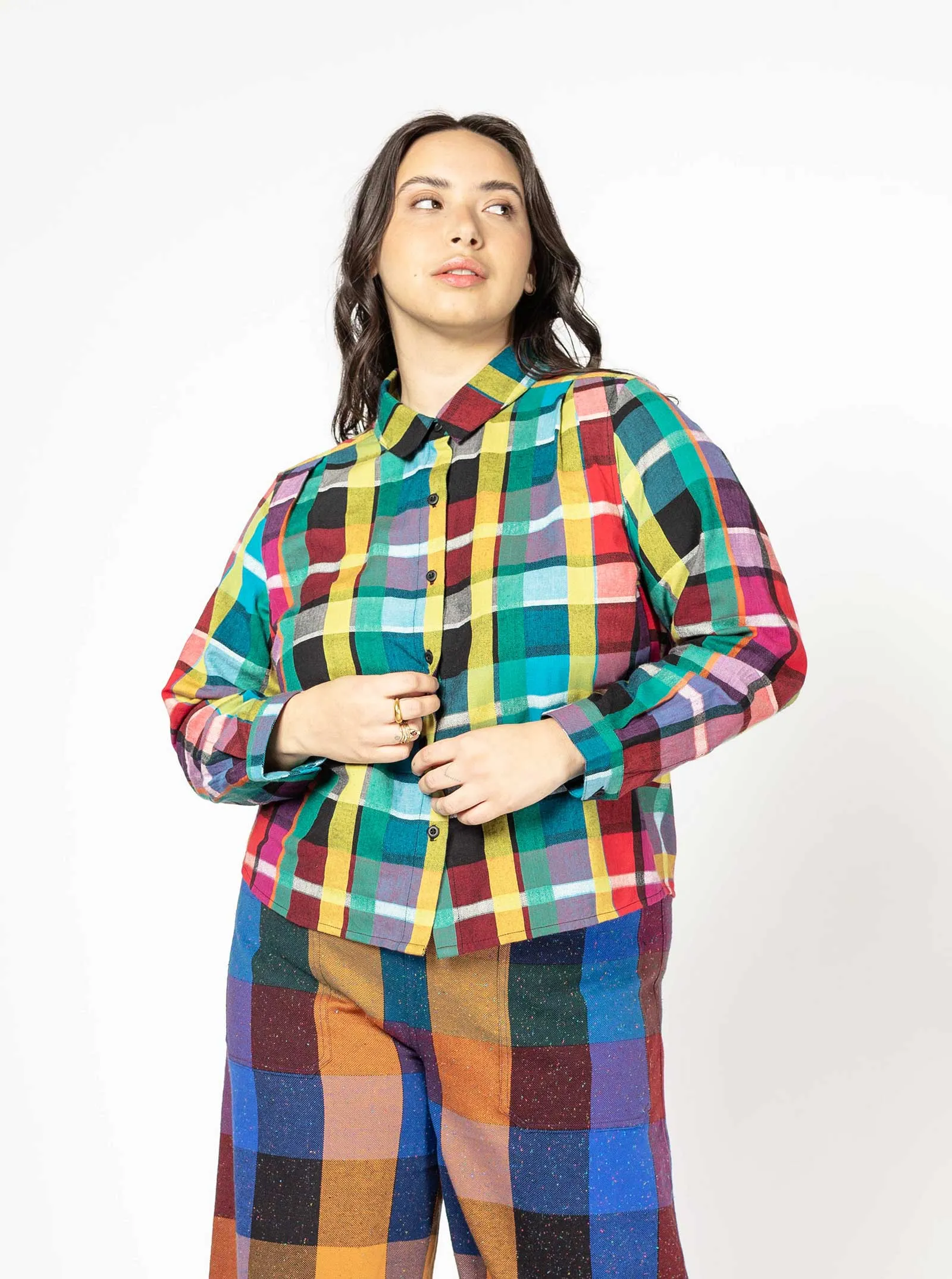 sample sale | kit shirt beam | XS sold by Ace & Jig