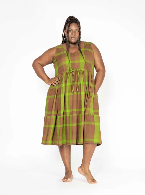 sample sale | tamar dress moss | XXS-S sold by Ace & Jig