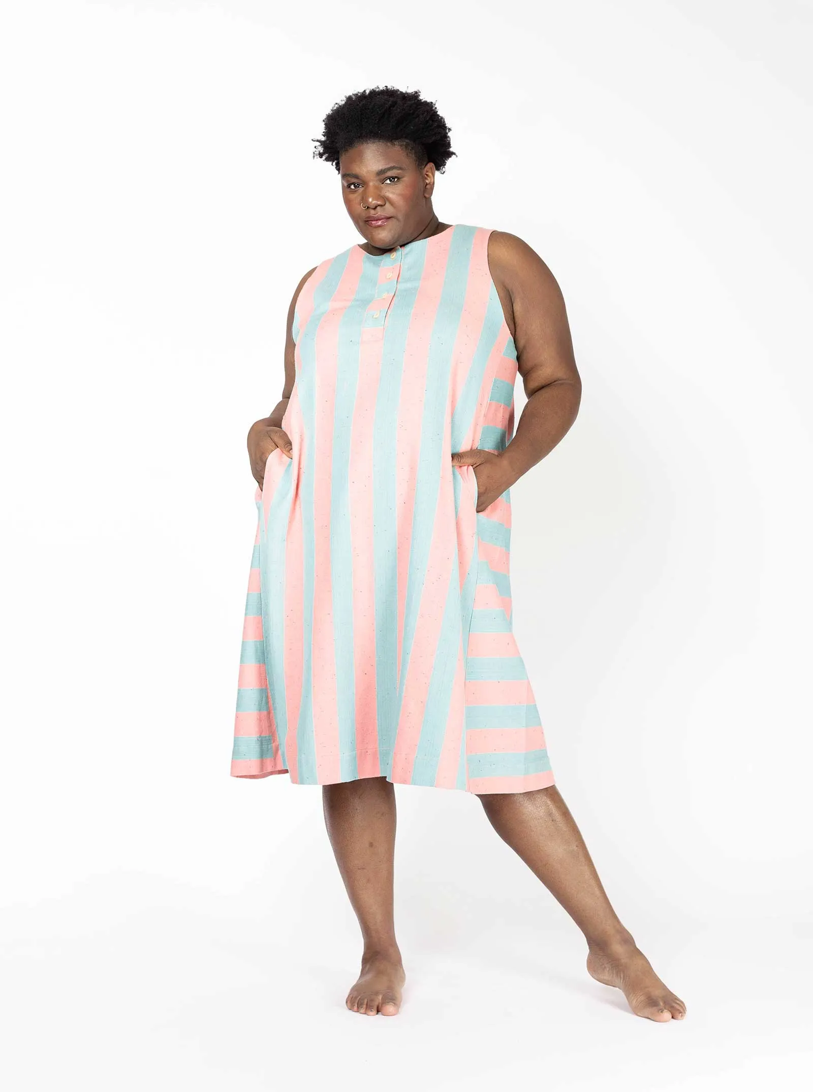 sample sale | penny dress cotton candy | XS & S sold by Ace & Jig product image thumbnail 3