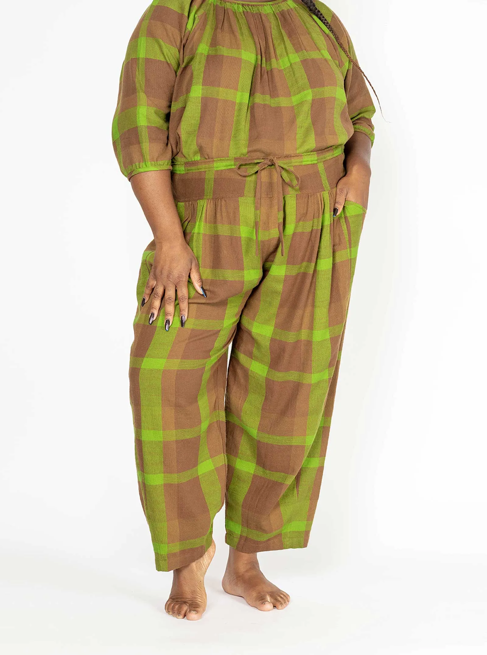 sample sale | cabana pant moss | XXS-4X sold by Ace & Jig product image thumbnail 4