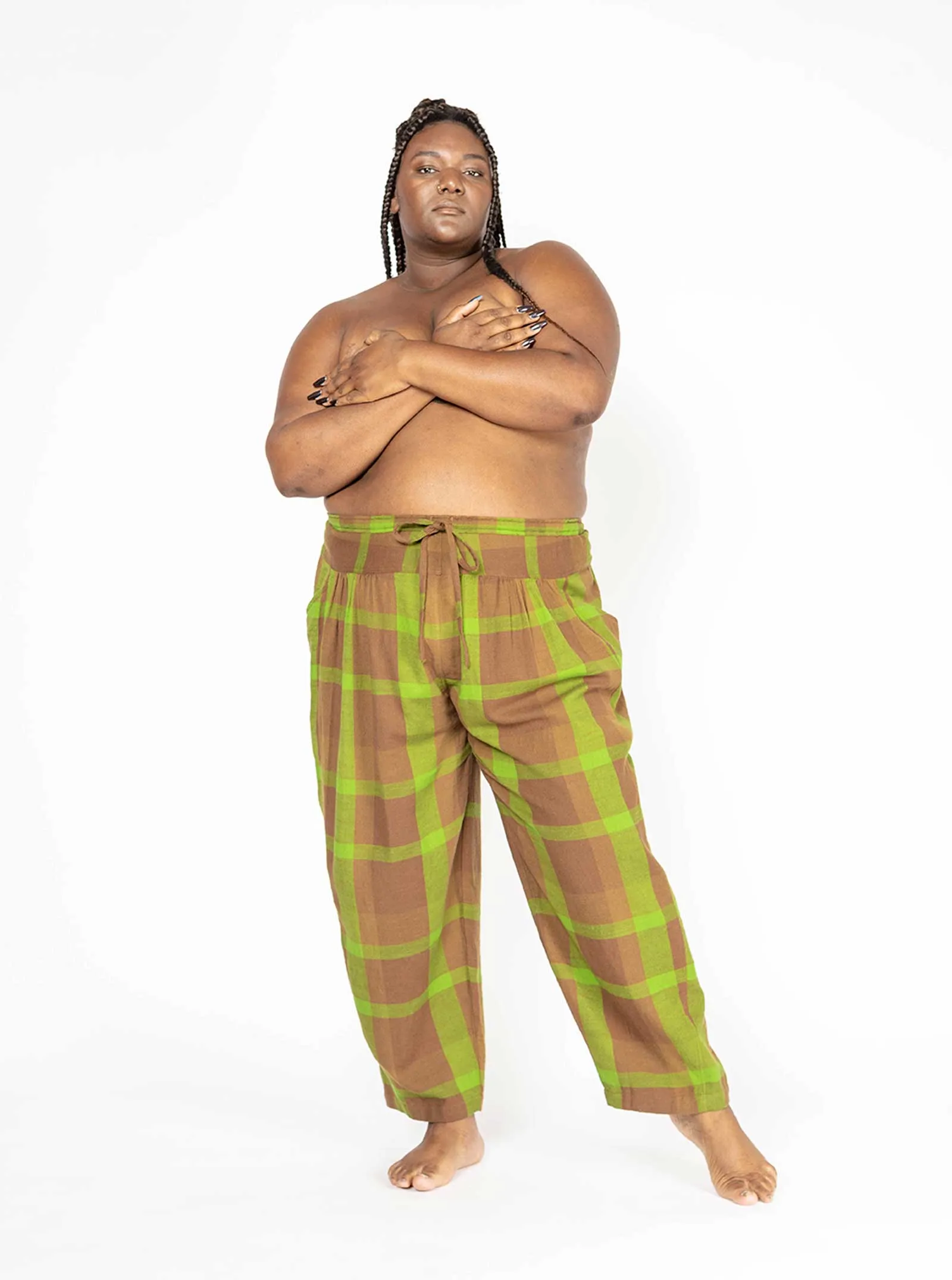 sample sale | cabana pant moss | XXS-4X sold by Ace & Jig product image thumbnail 2