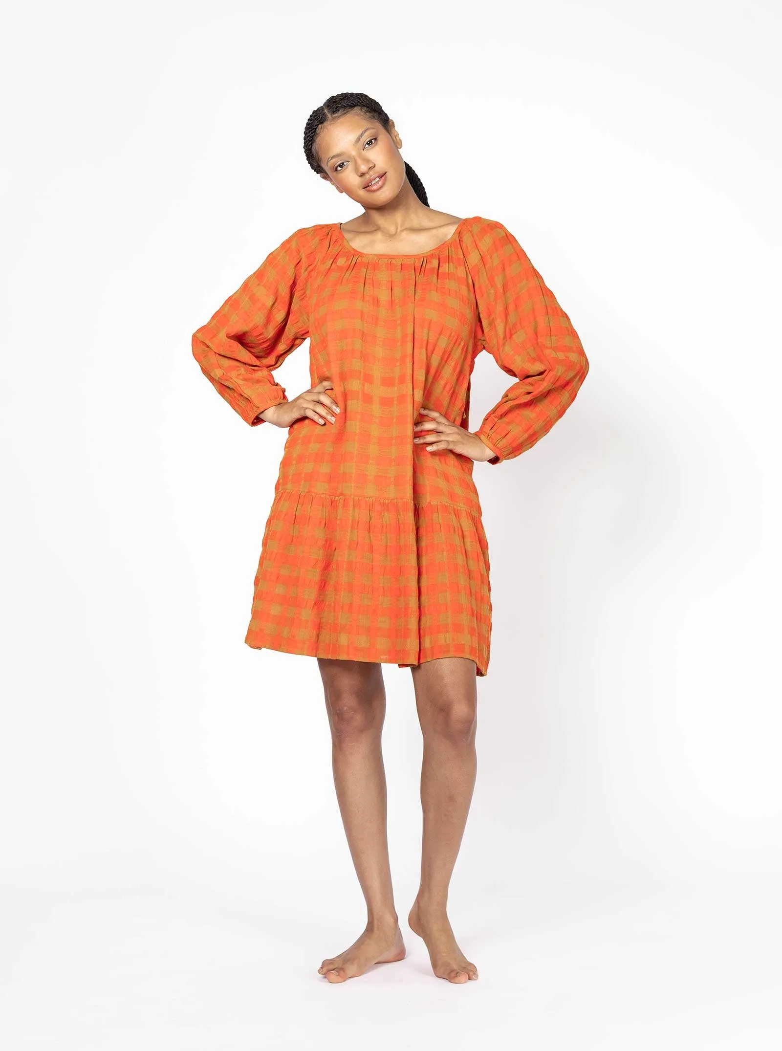 sample sale | jolene dress leo | XXS & XS sold by Ace & Jig product image thumbnail 4