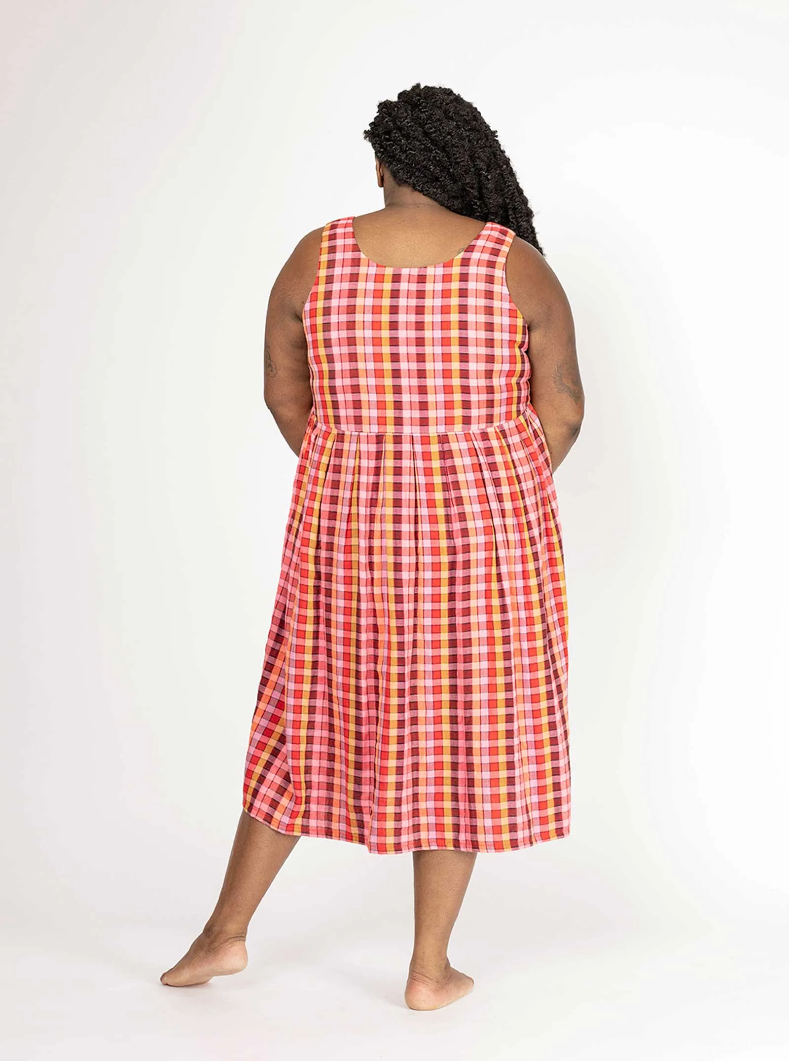 sample sale | dylan dress ruby | XS-S sold by Ace & Jig product image thumbnail 3