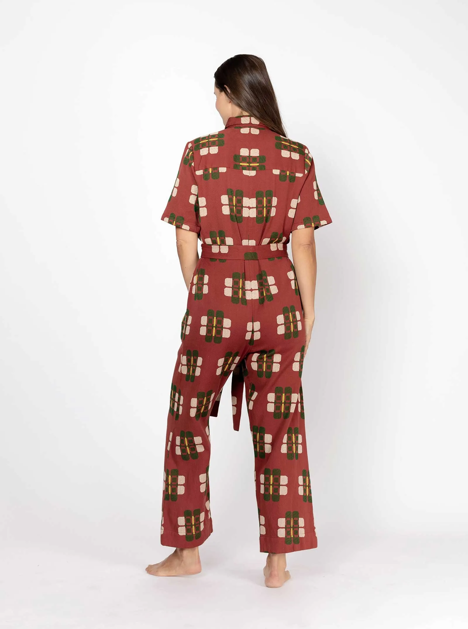 sample sale | ernie jumpsuit dahlia | XXS sold by Ace & Jig product image thumbnail 4