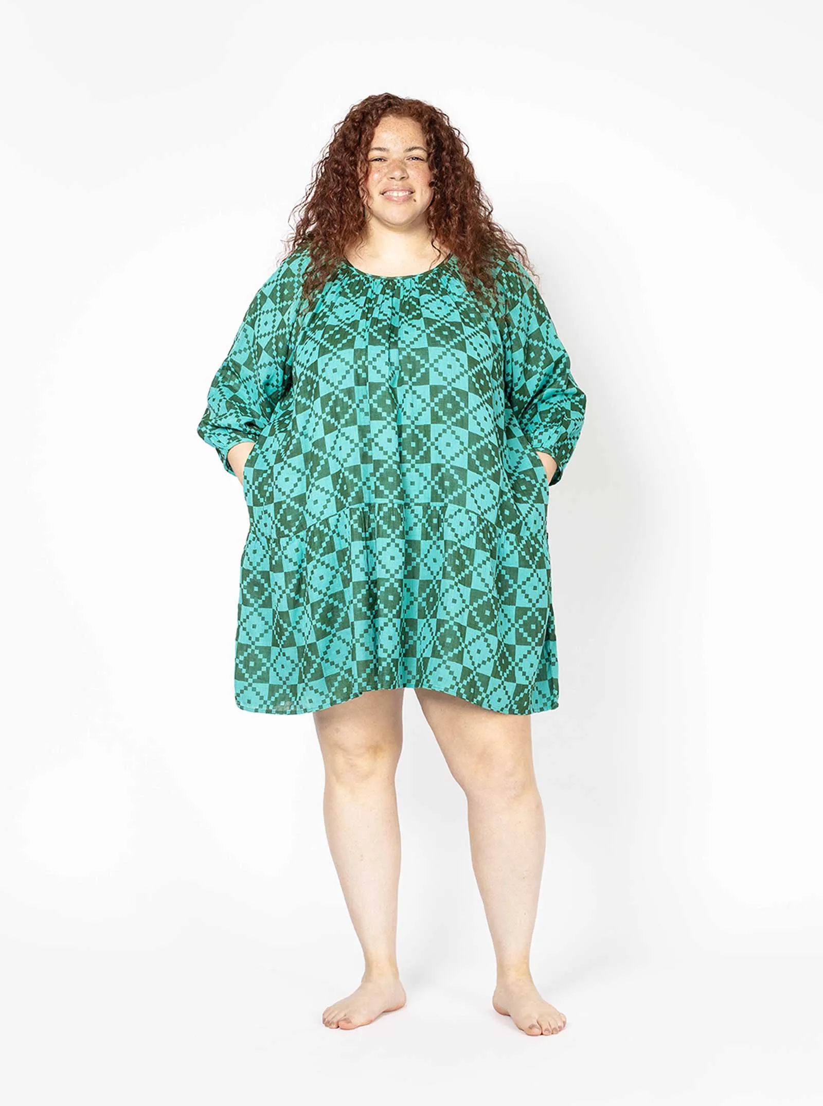 sample sale | jolene dress ceramic | XS-M sold by Ace & Jig product image thumbnail 3