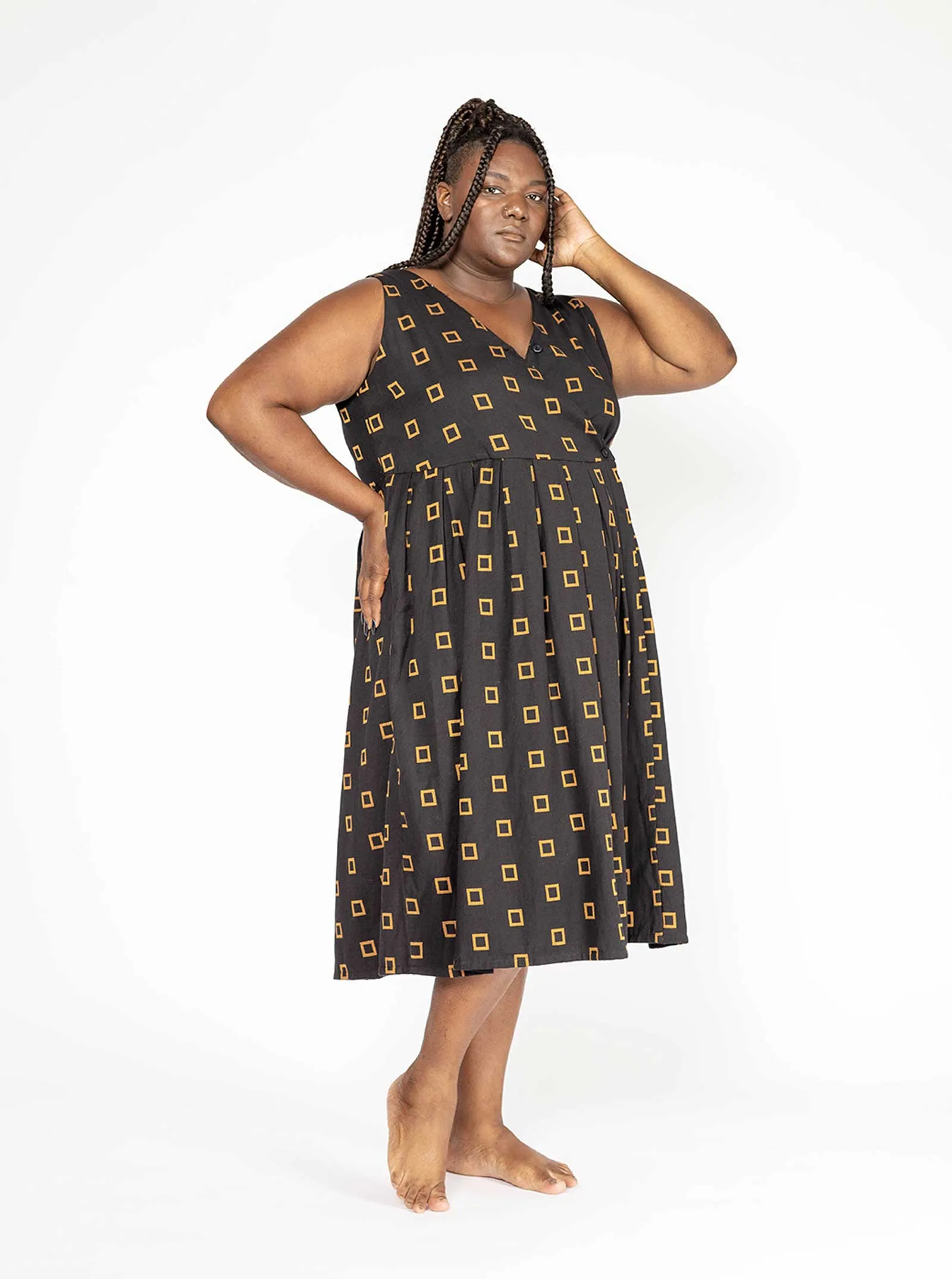 sample sale | dylan dress quad | XS & S sold by Ace & Jig product image thumbnail 3