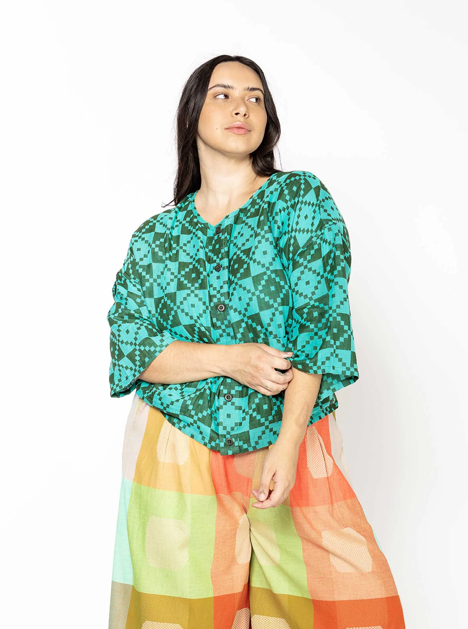 sample sale | amara top ceramic | XS sold by Ace & Jig product image thumbnail 5