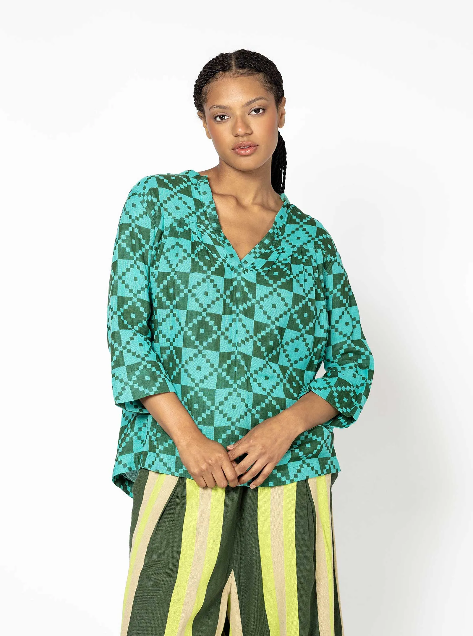 sample sale | joaquin top ceramic | XXS & XS sold by Ace & Jig