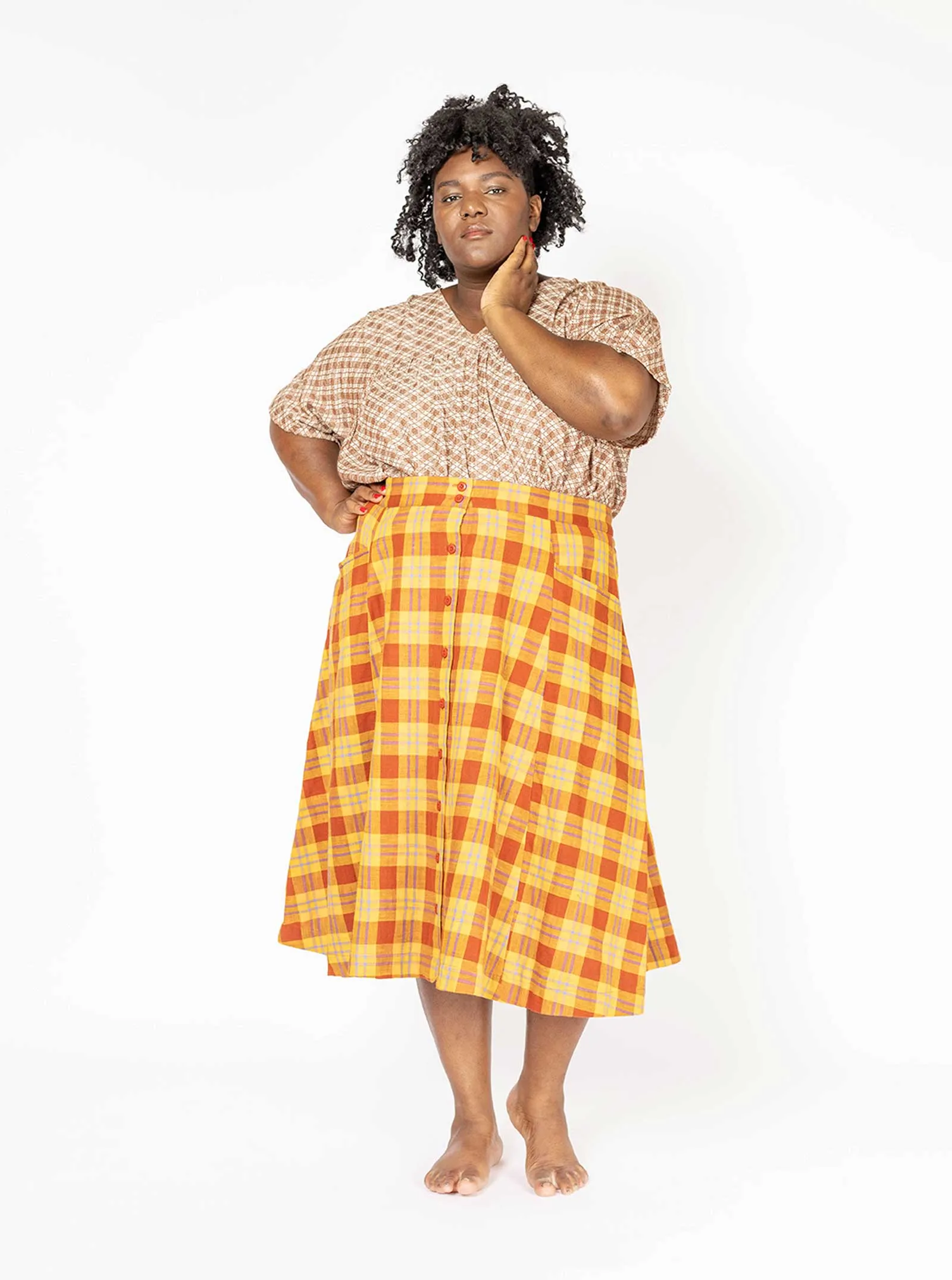 sample sale | gertie skirt sophomore | S sold by Ace & Jig product image thumbnail 2