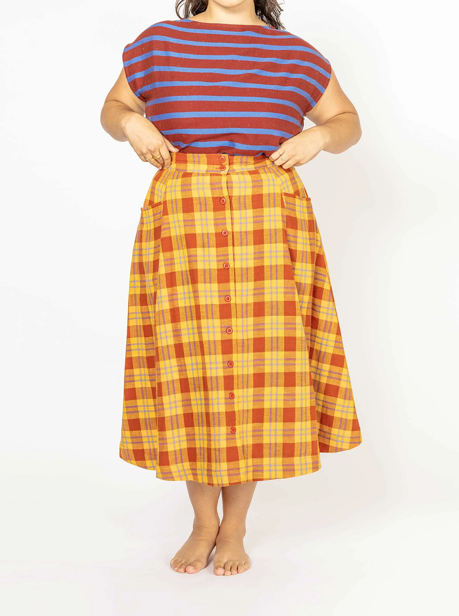 sample sale | gertie skirt sophomore | S sold by Ace & Jig product image thumbnail 5