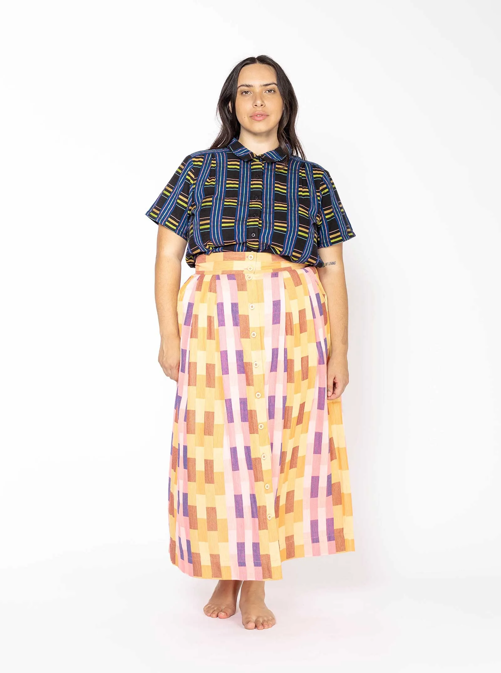 sample sale | march skirt maze | XXS-S sold by Ace & Jig product image thumbnail 2