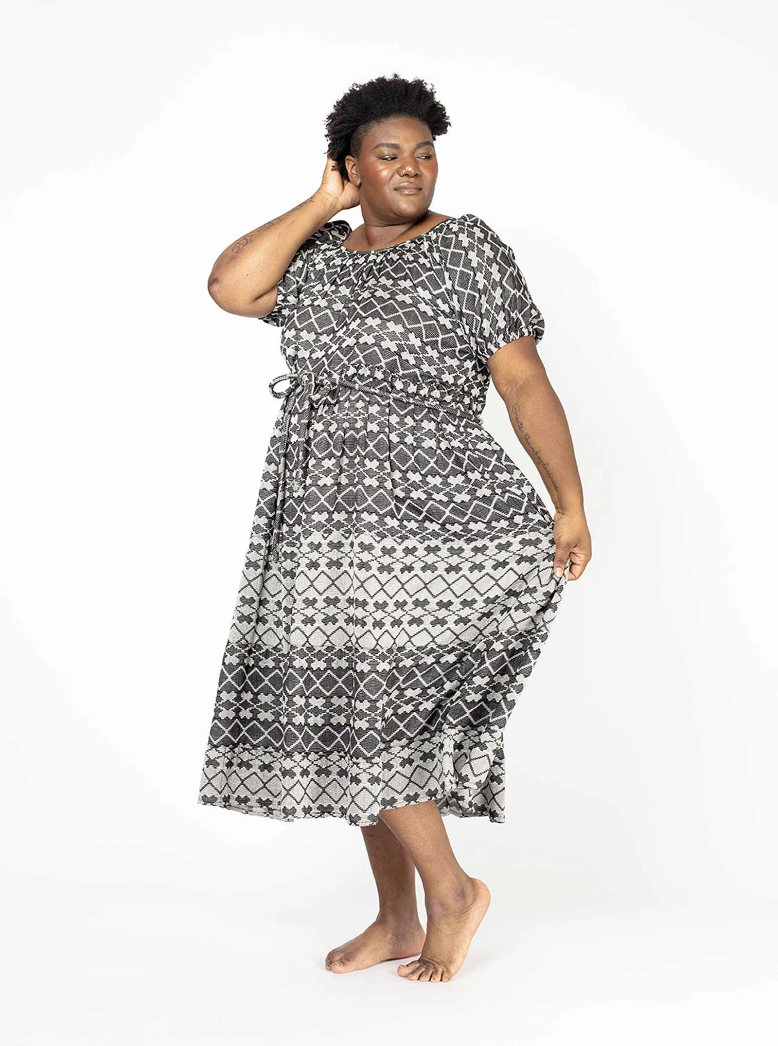 sample sale | noah dress chantilly | XS & M sold by Ace & Jig