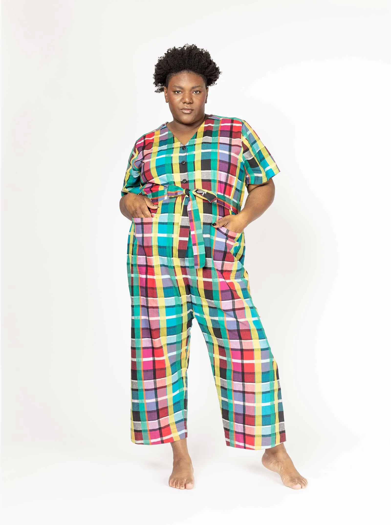 sample sale | lucky jumpsuit beam | XS-2X sold by Ace & Jig product image thumbnail 2