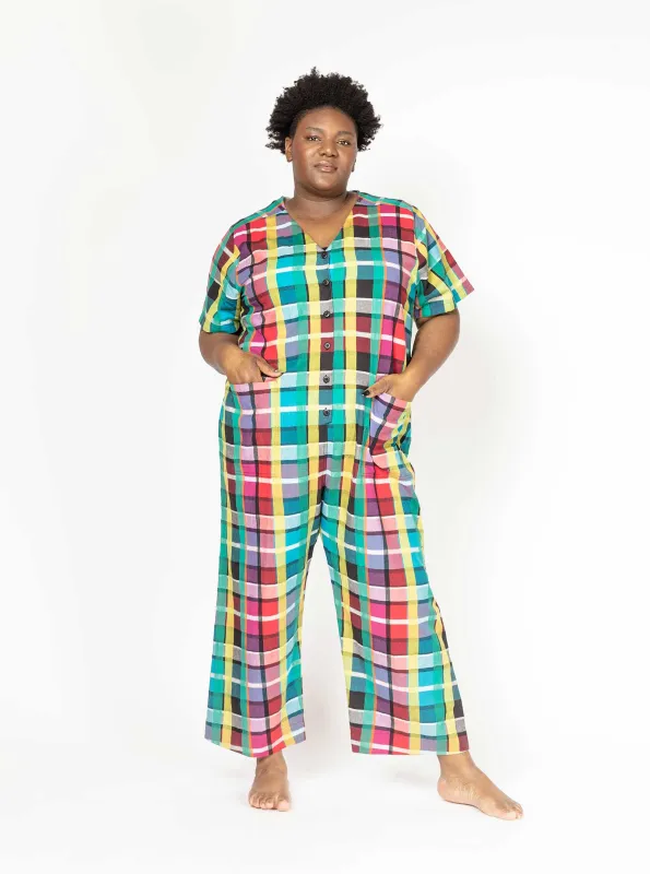 sample sale | lucky jumpsuit beam | XS-2X sold by Ace & Jig