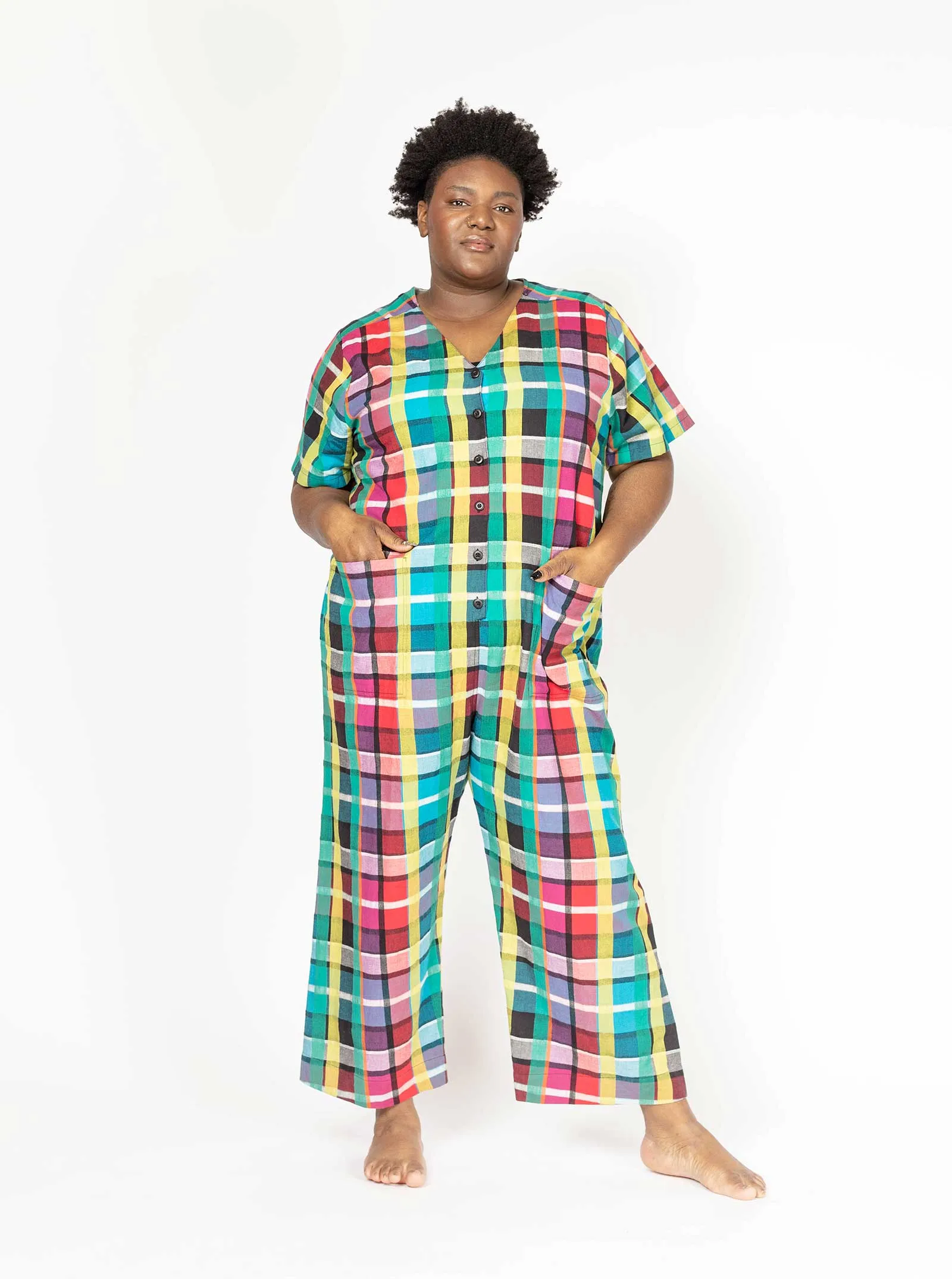 sample sale | lucky jumpsuit beam | XS-2X sold by Ace & Jig