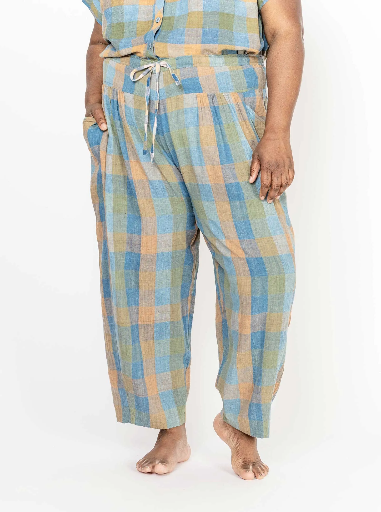 sample sale | cabana pant lake | XS sold by Ace & Jig