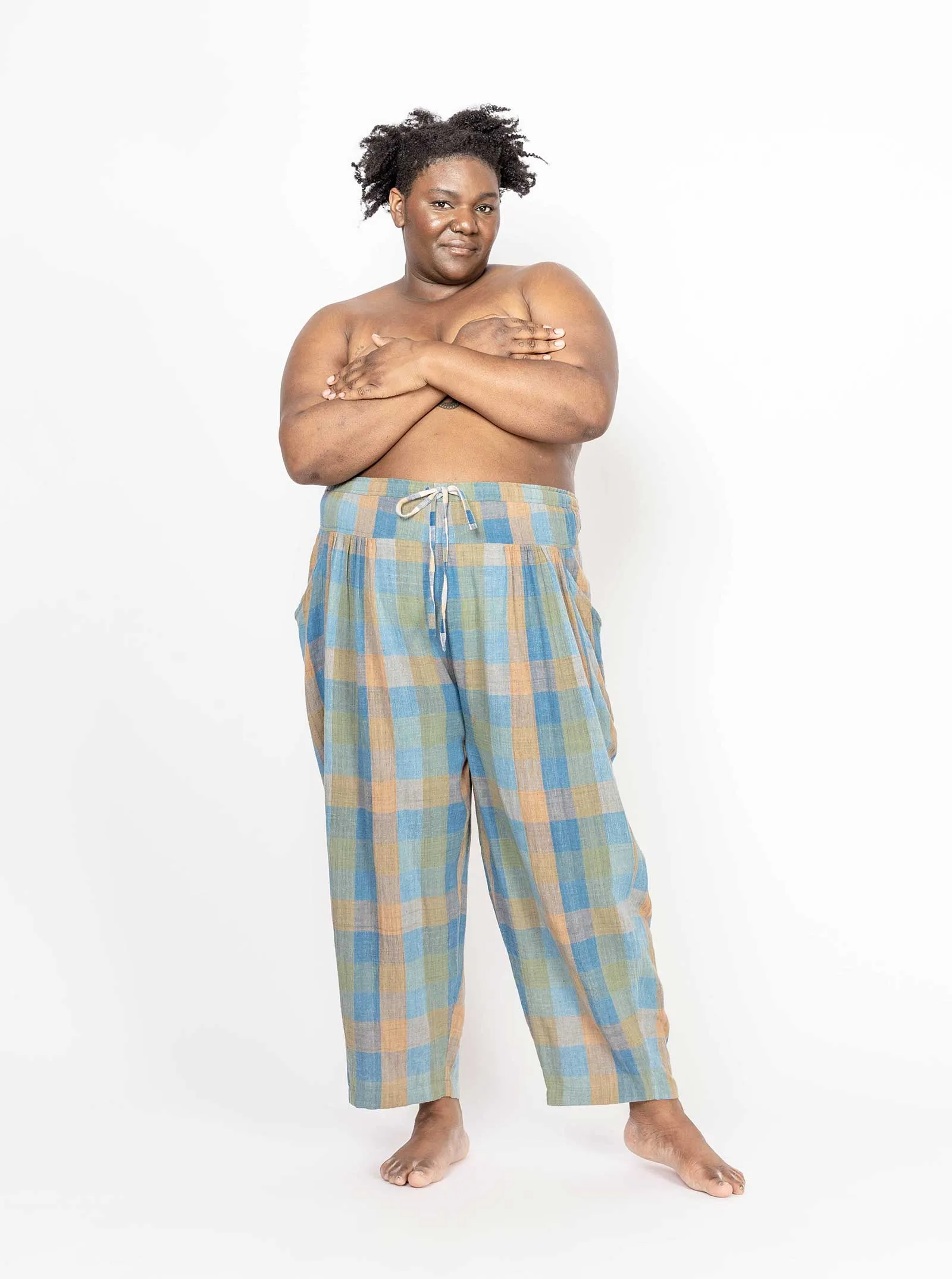 sample sale | cabana pant lake | XS sold by Ace & Jig product image thumbnail 4