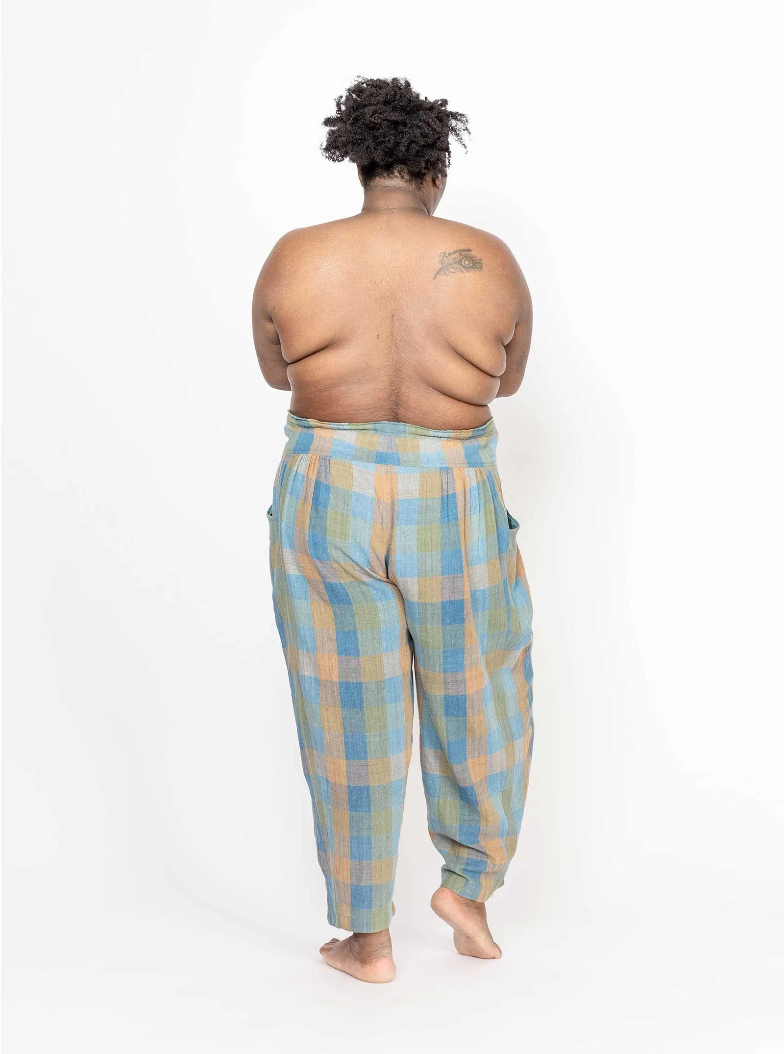 sample sale | cabana pant lake | XS sold by Ace & Jig product image thumbnail 5