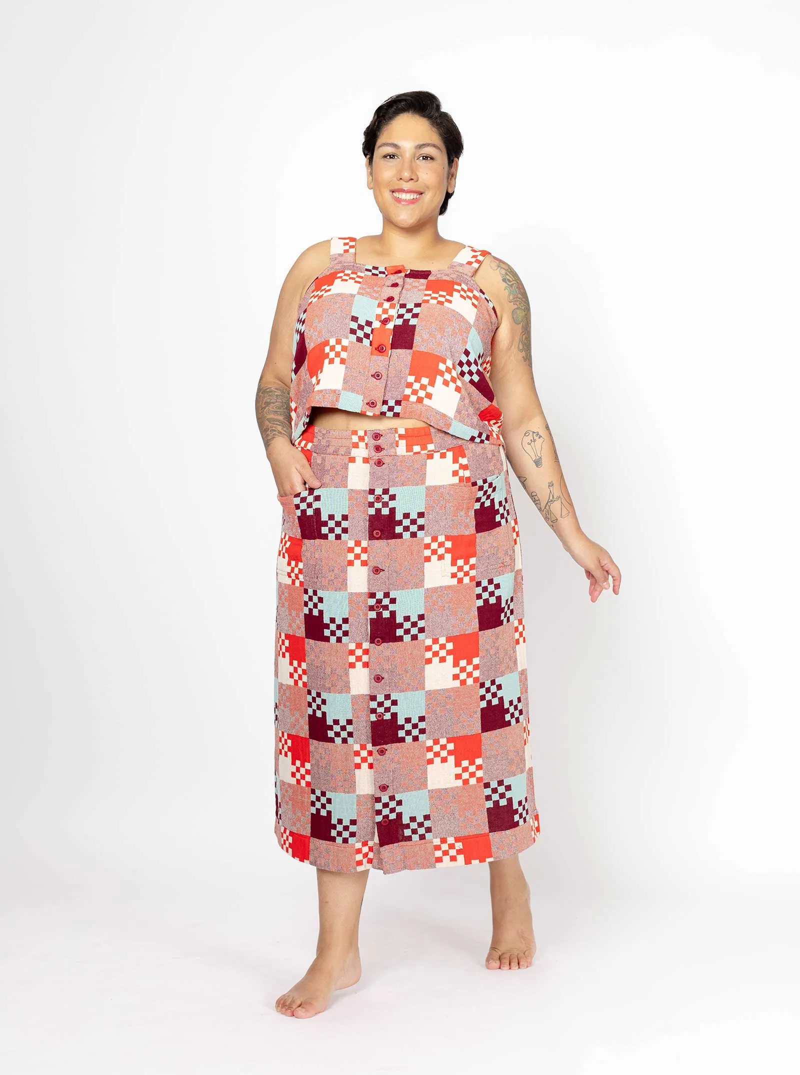 sample sale | becca top bittersweet | 3X sold by Ace & Jig product image thumbnail 2