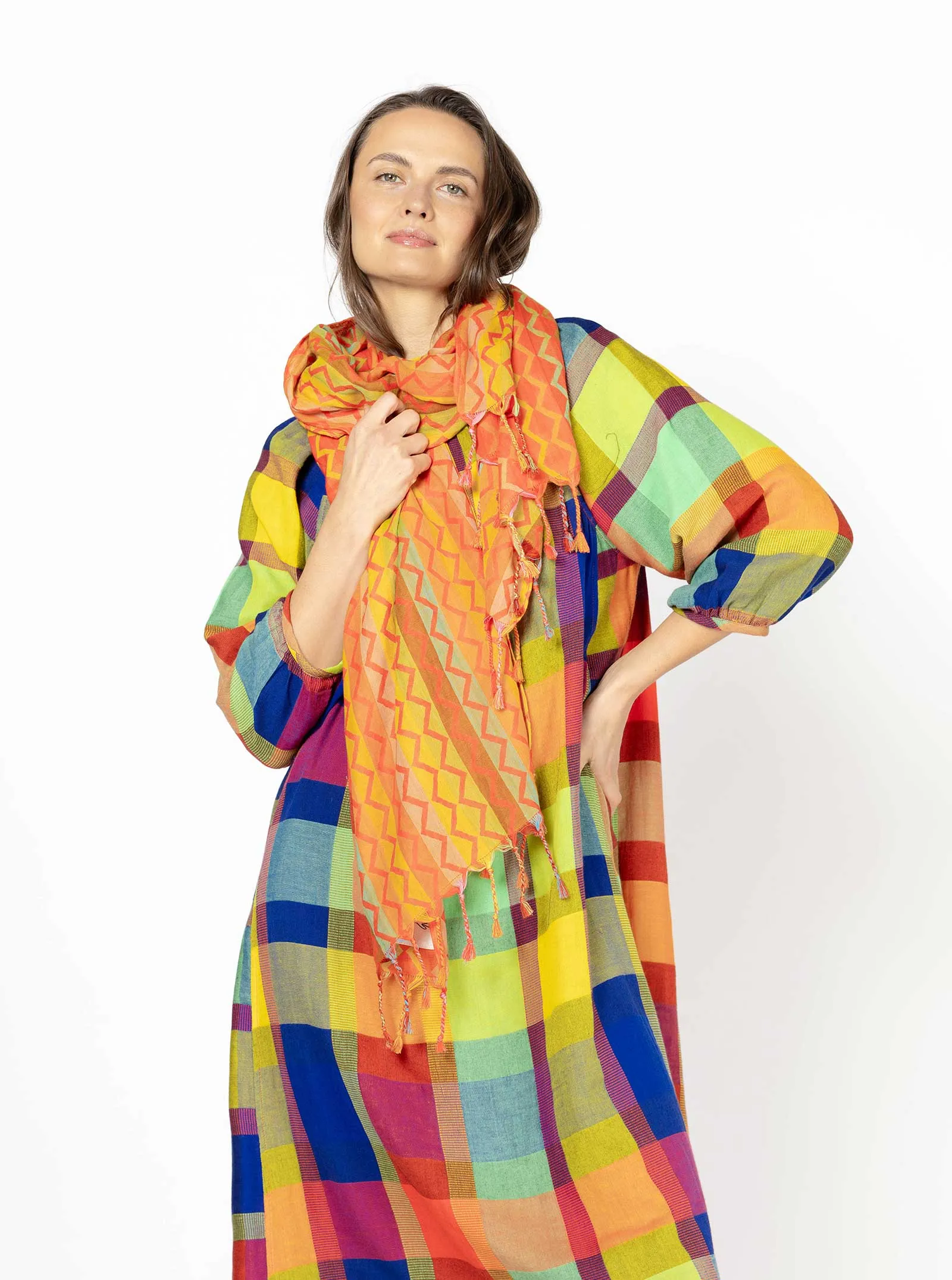 sample sale | pieced alto scarf prom sold by Ace & Jig