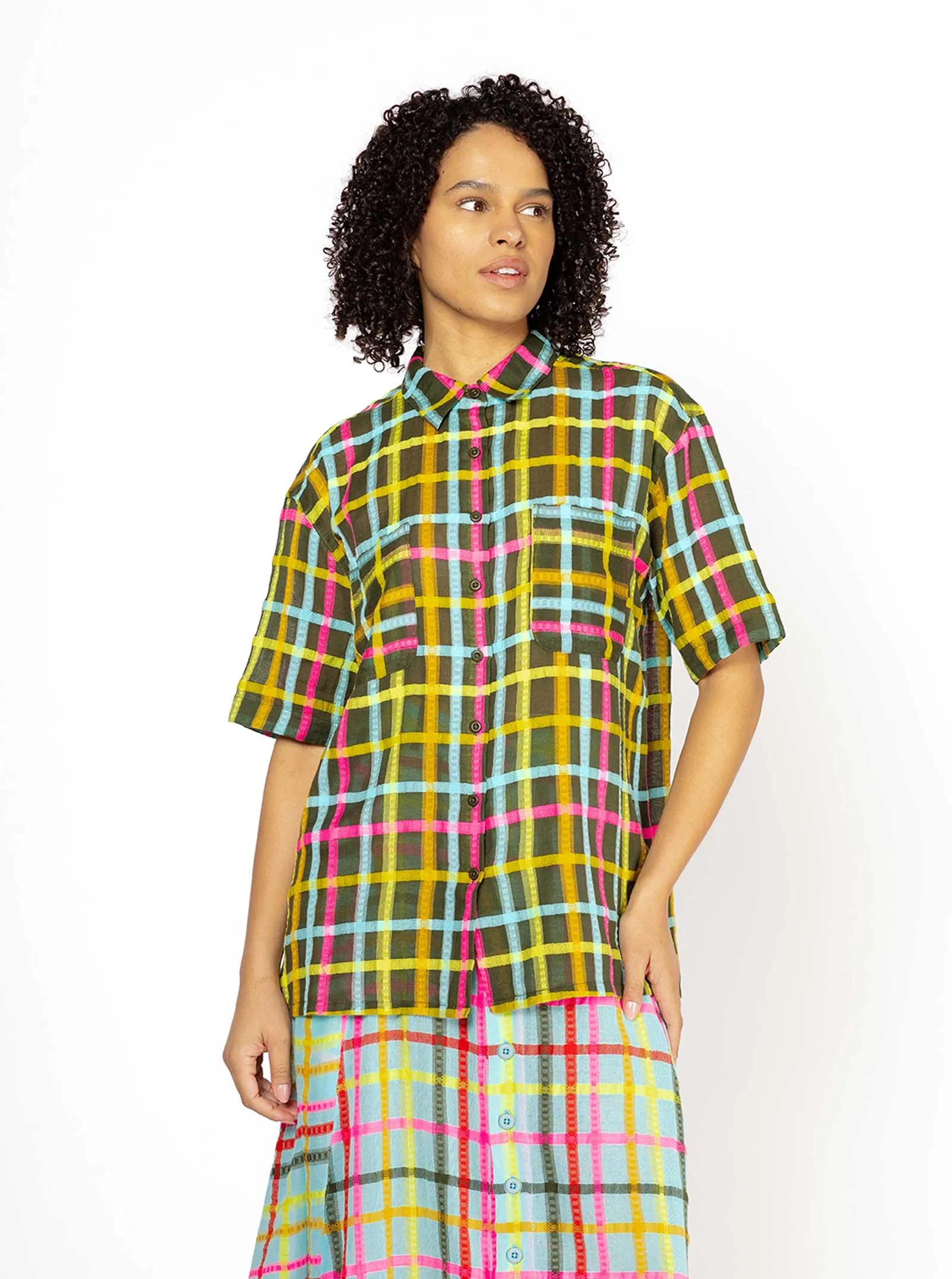 sample sale | rory shirt juniper | S sold by Ace & Jig