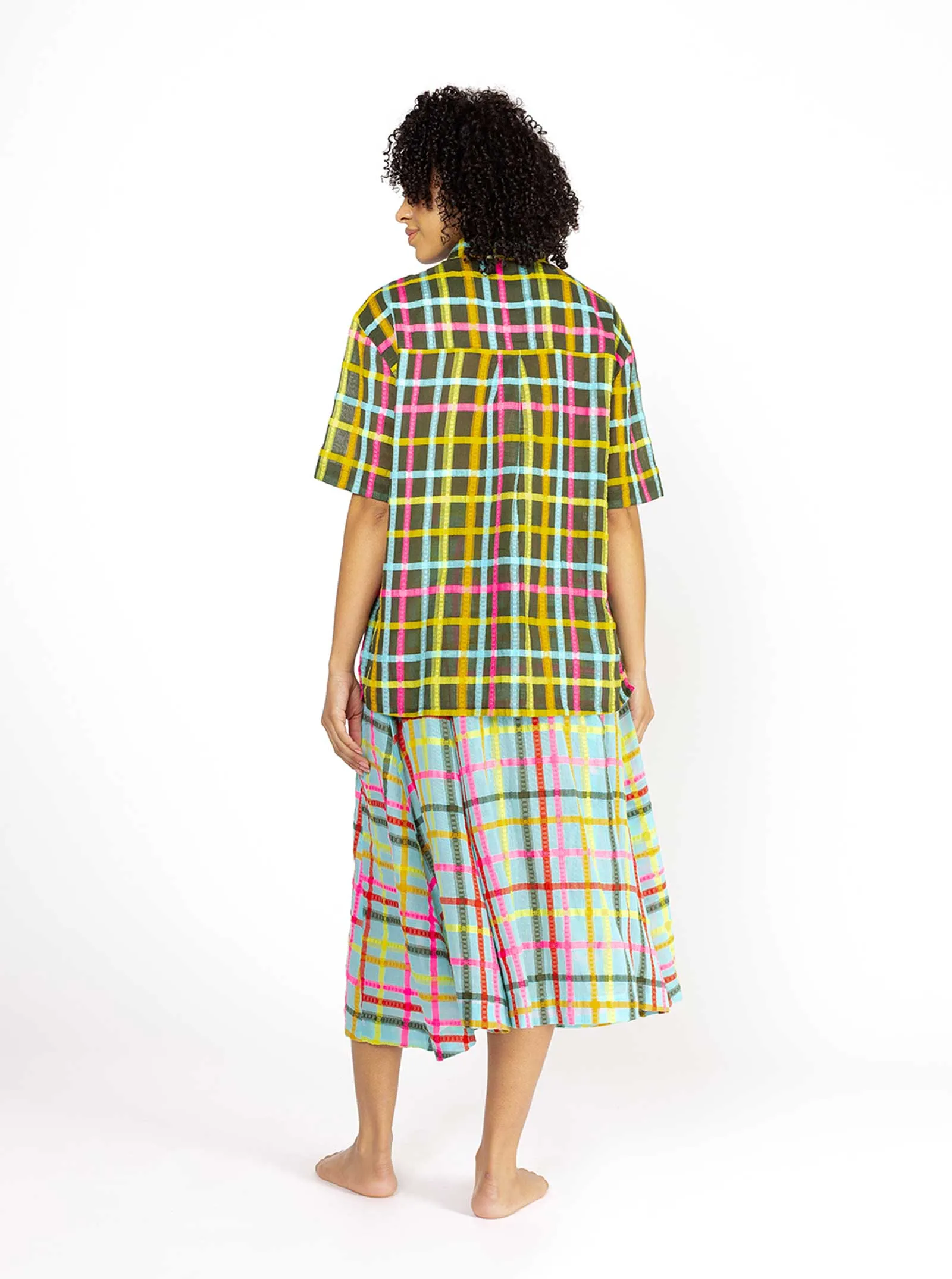 sample sale | rory shirt juniper | S sold by Ace & Jig product image thumbnail 3