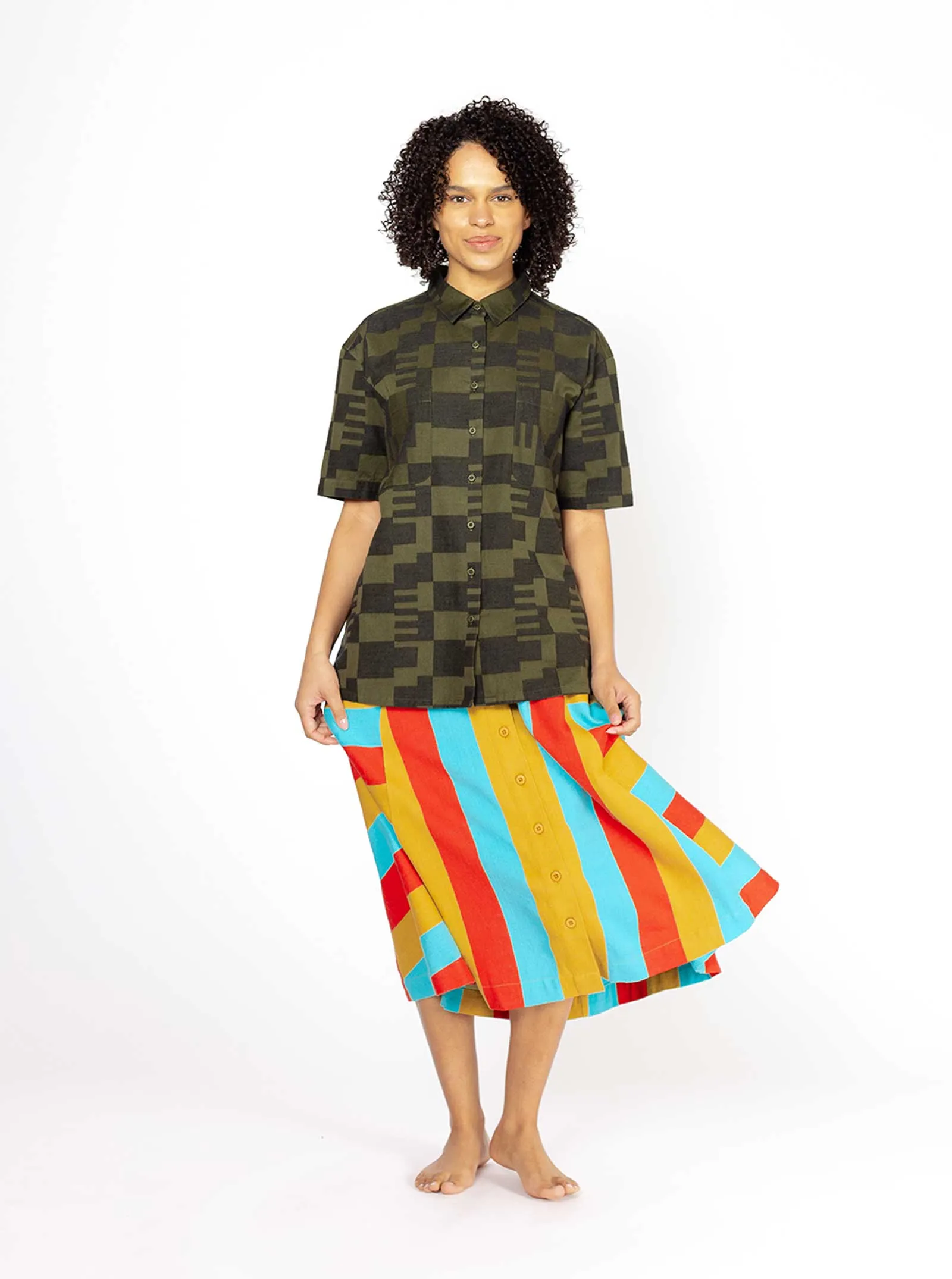 sample sale | rory shirt martini | XXS & XS sold by Ace & Jig product image thumbnail 2