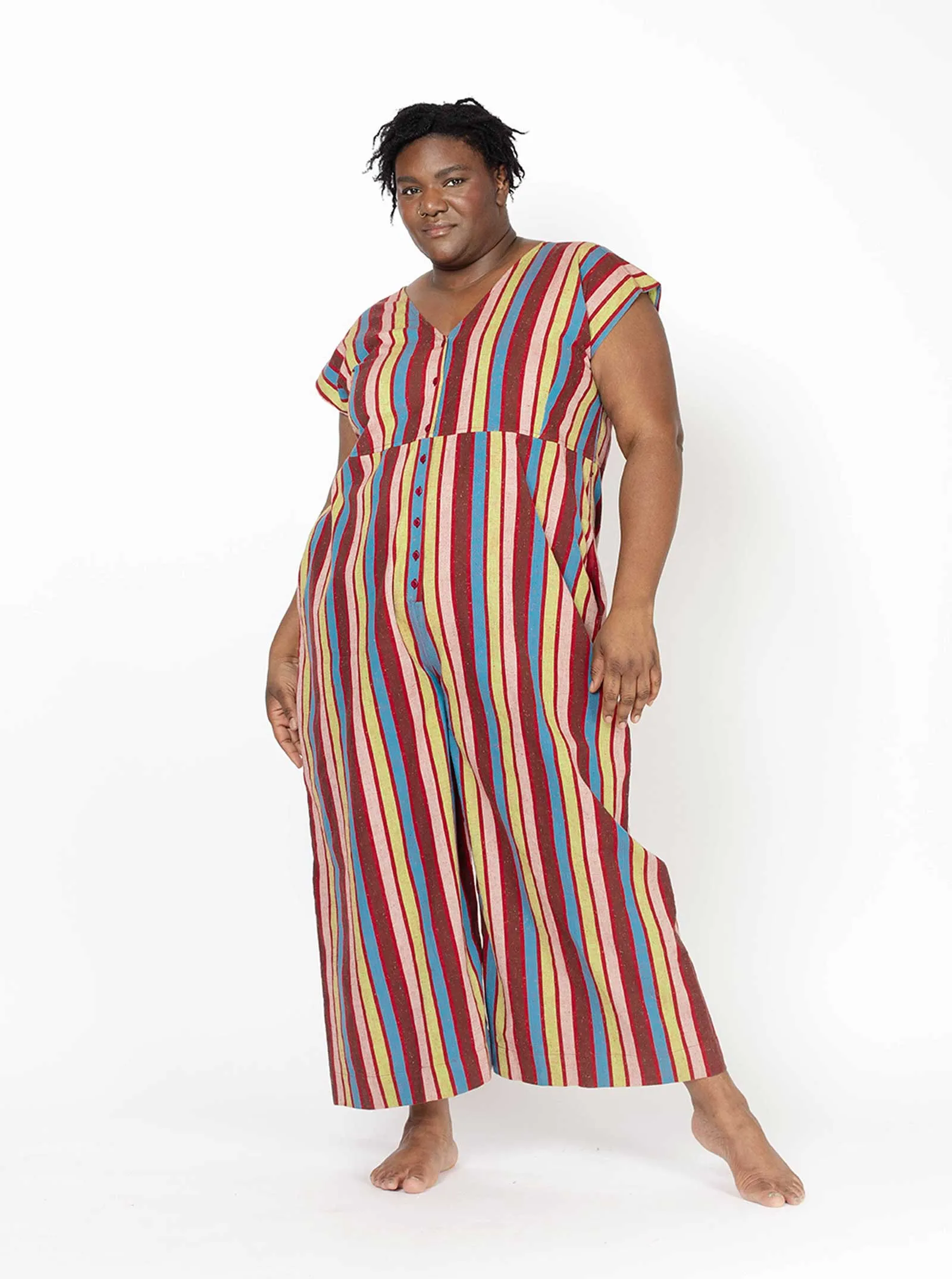 sample sale | curran jumpsuit riddle | XS-3X sold by Ace & Jig product image thumbnail 2