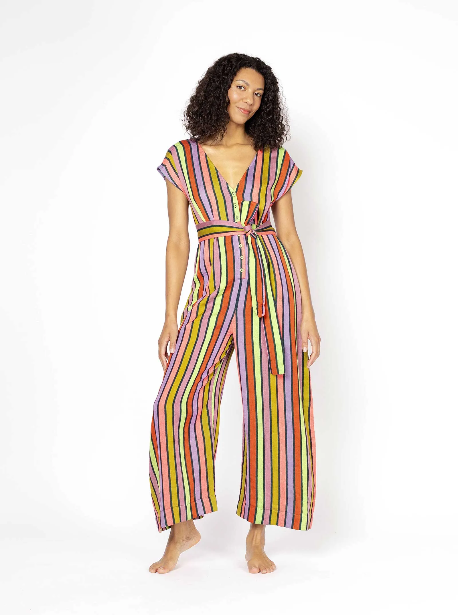 sample sale | curran jumpsuit talk | XXS sold by Ace & Jig product image thumbnail 4