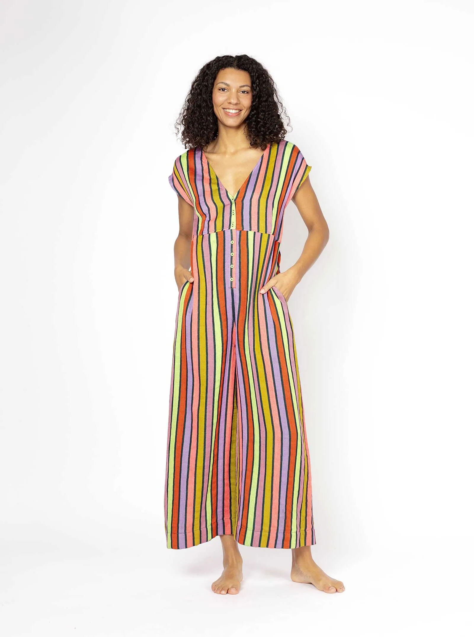 sample sale | curran jumpsuit talk | XXS sold by Ace & Jig product image thumbnail 5