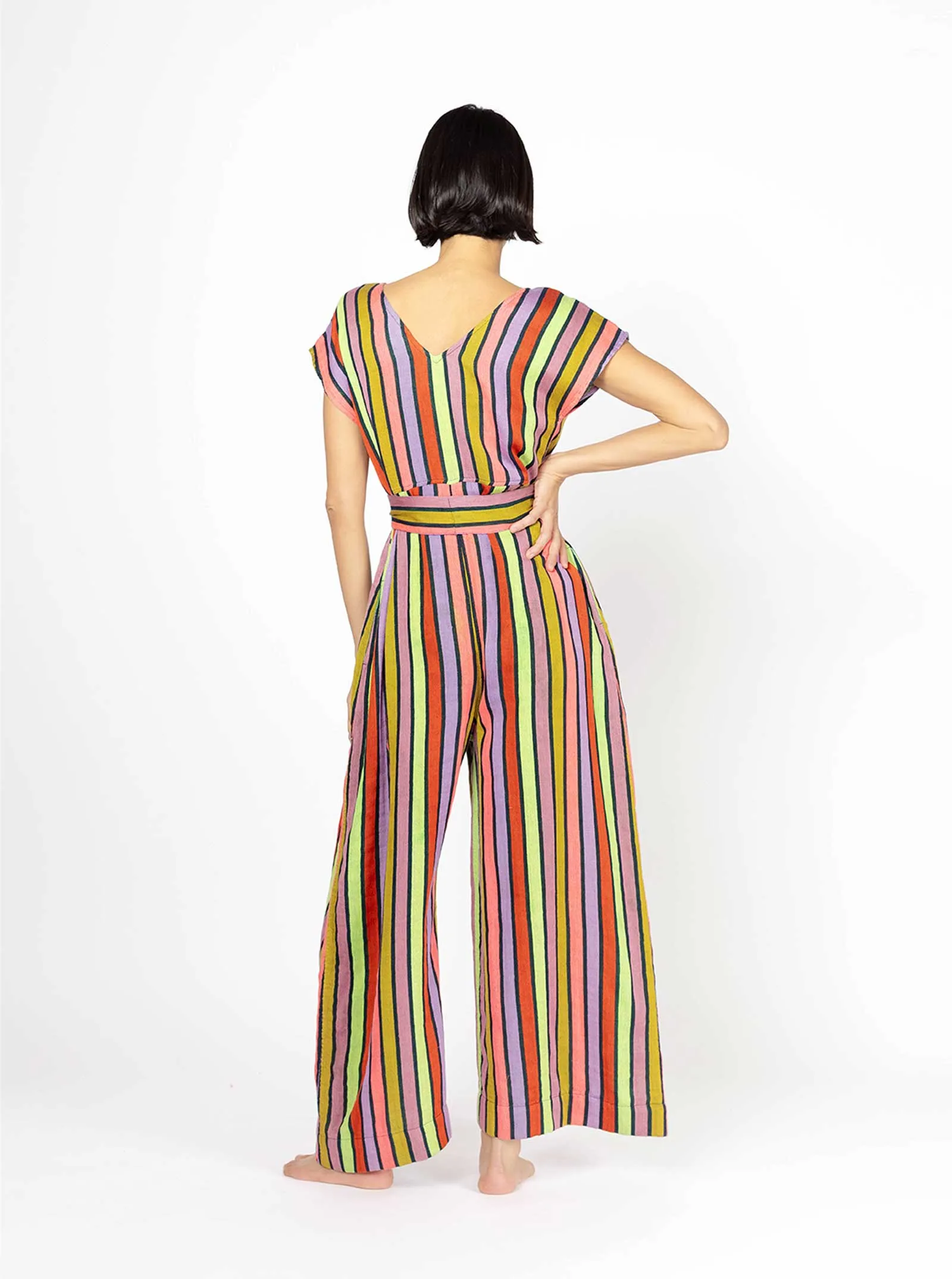 sample sale | curran jumpsuit talk | XXS sold by Ace & Jig product image thumbnail 3