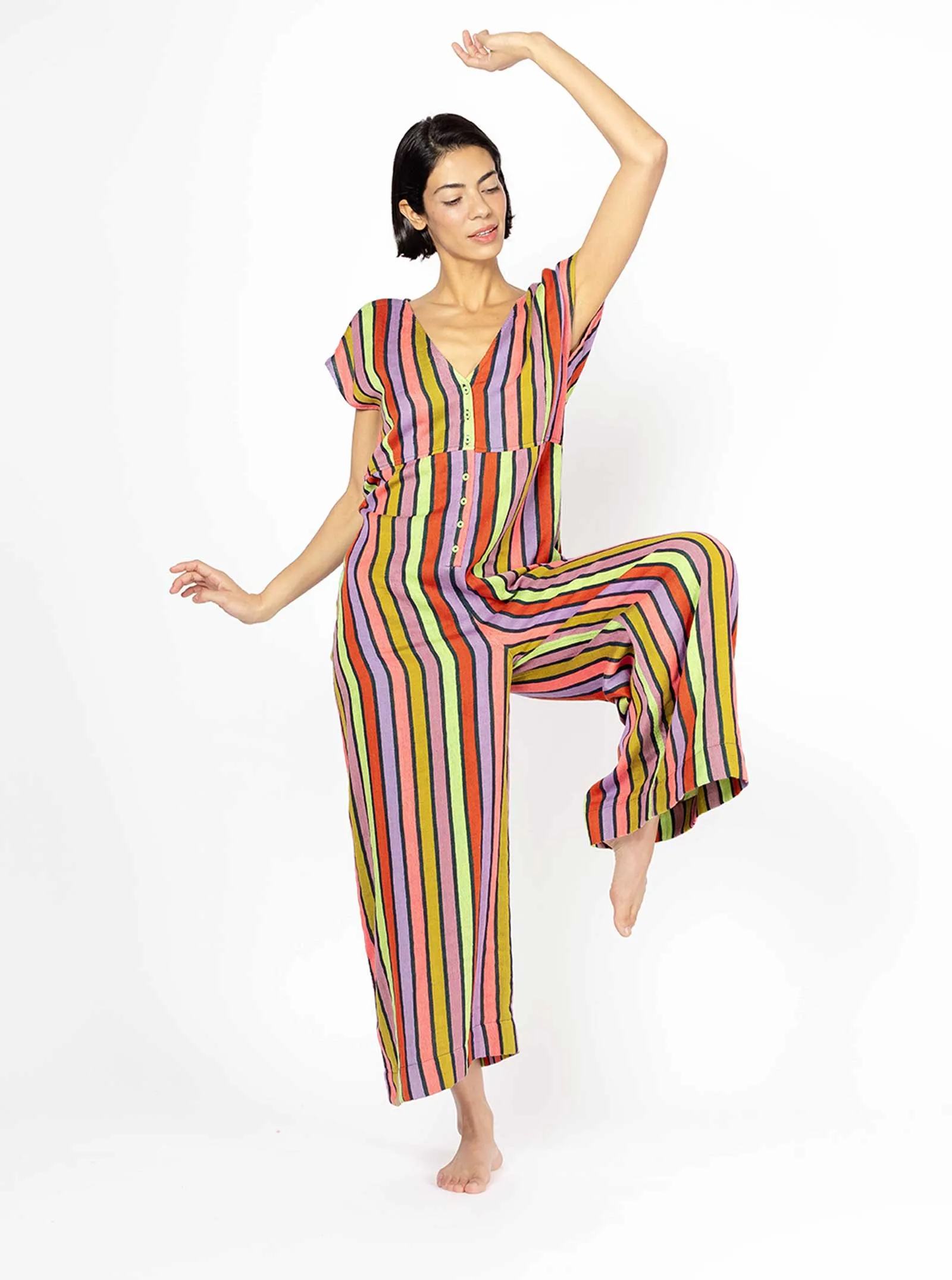 sample sale | curran jumpsuit talk | XXS sold by Ace & Jig product image thumbnail 2