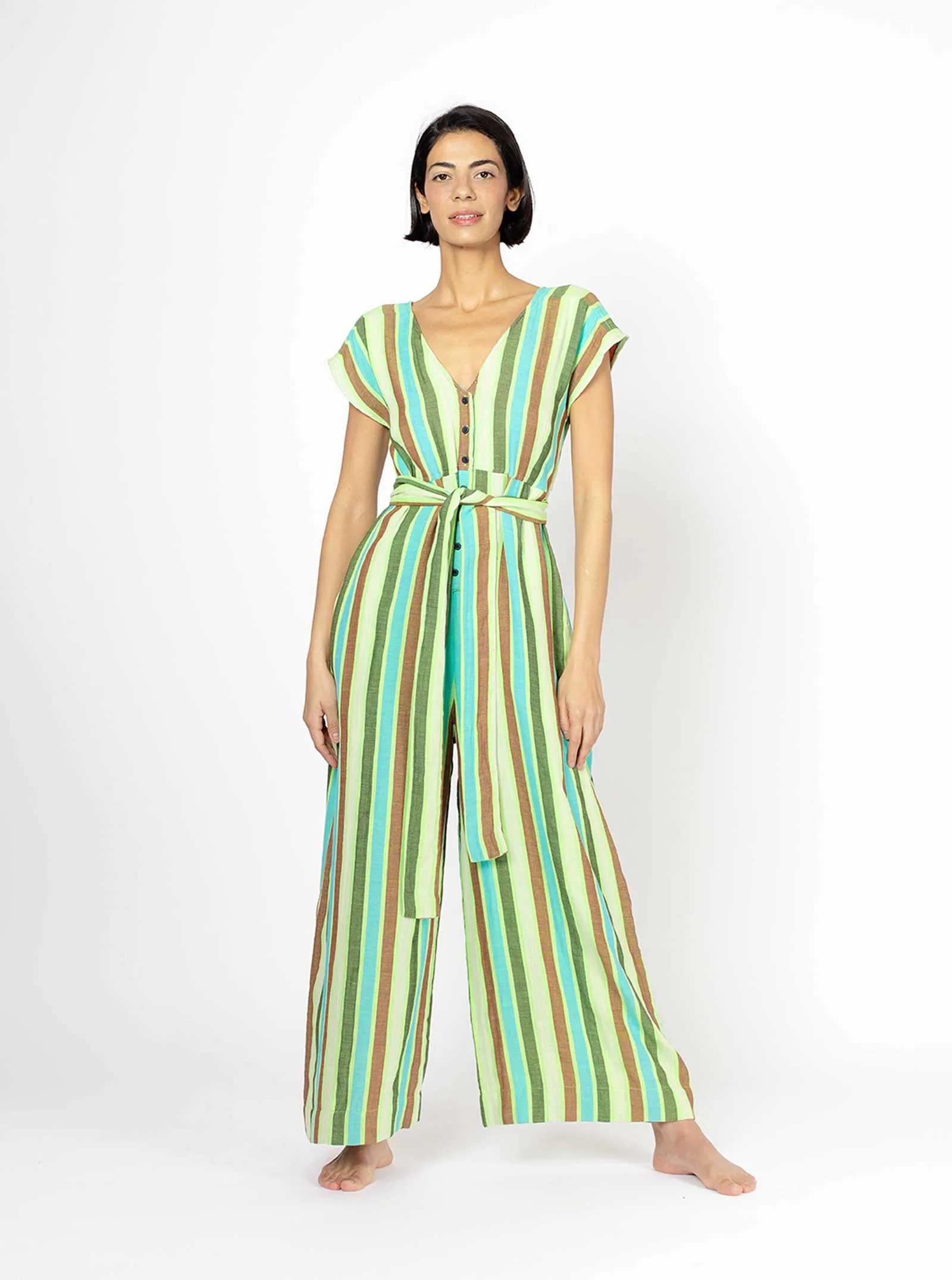 sample sale | curran jumpsuit walk | XXS sold by Ace & Jig product image thumbnail 3