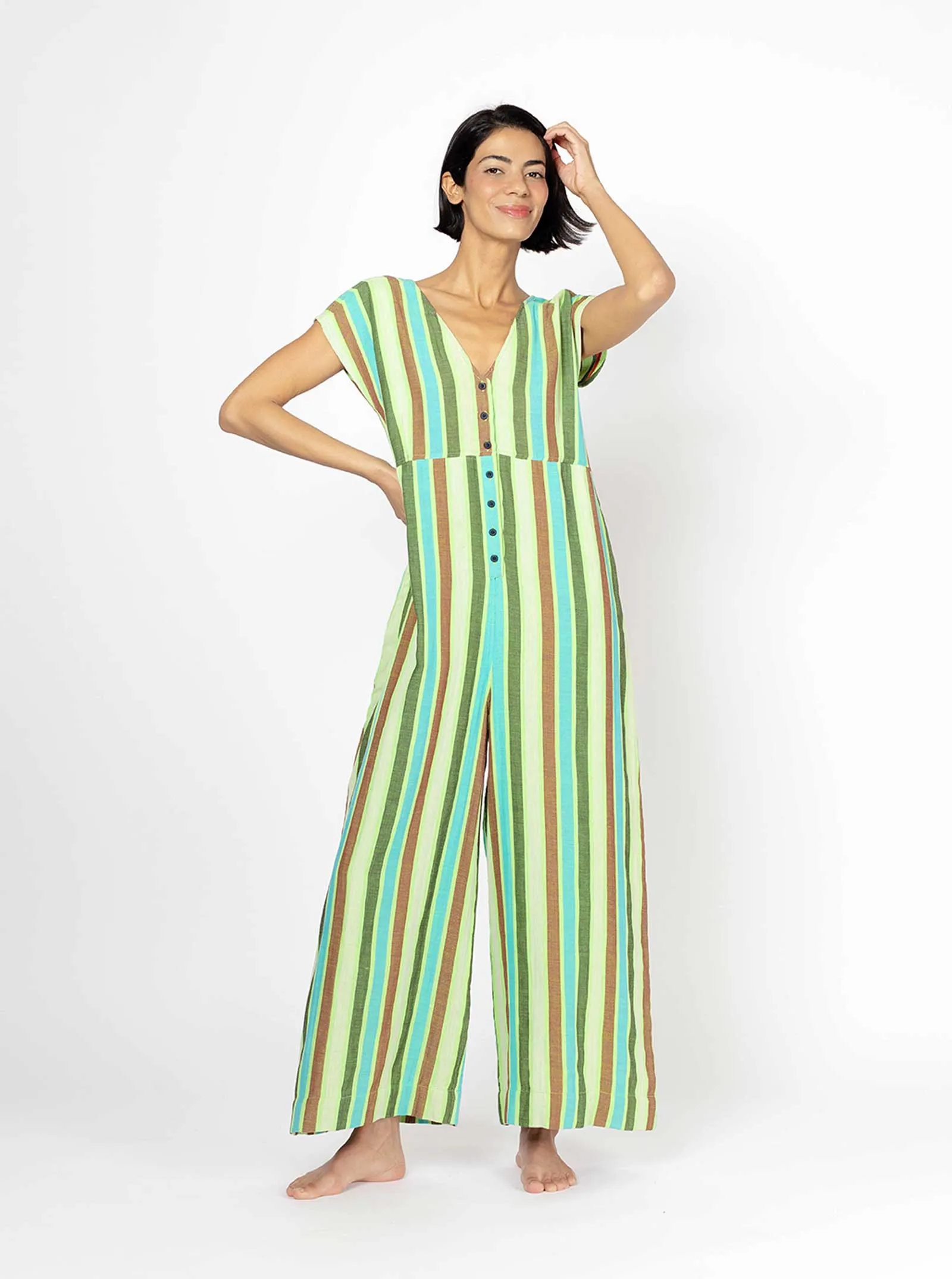 sample sale | curran jumpsuit walk | XXS sold by Ace & Jig product image thumbnail 2