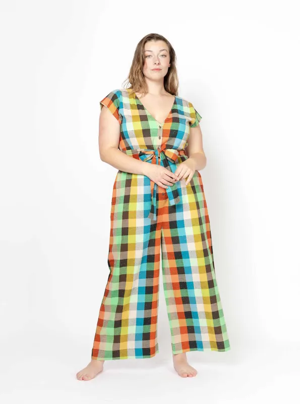 sample sale | curran jumpsuit campfire | S sold by Ace & Jig