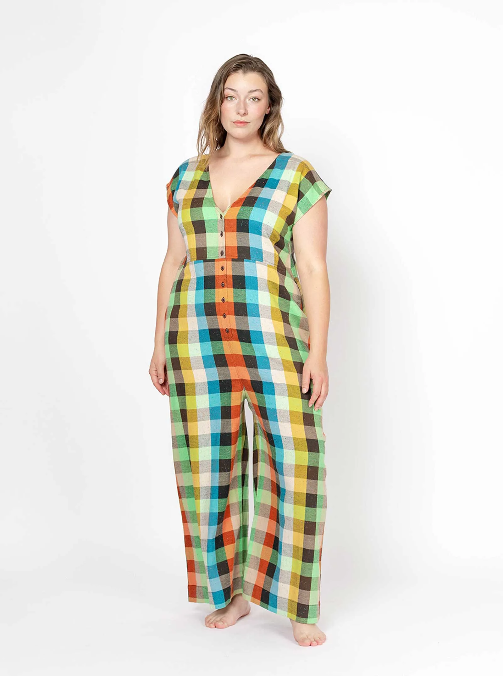 sample sale | curran jumpsuit campfire | S sold by Ace & Jig product image thumbnail 2