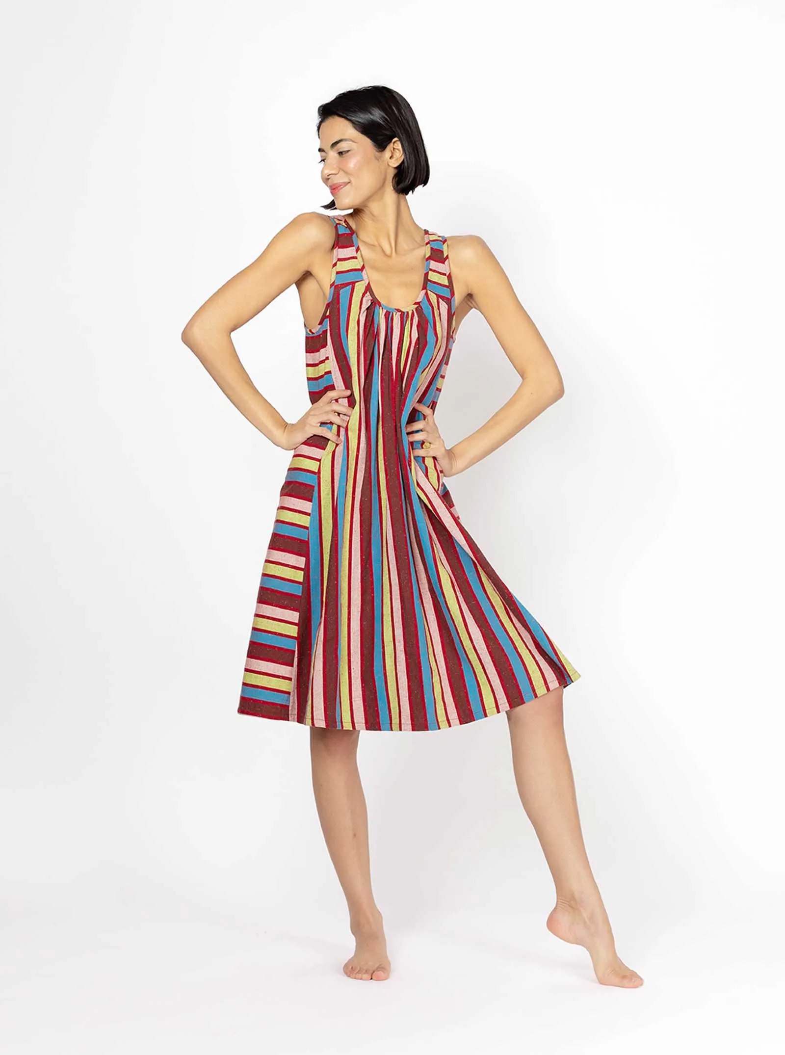 sample sale | reversible spin dress riddle | XS-M sold by Ace & Jig product image thumbnail 4