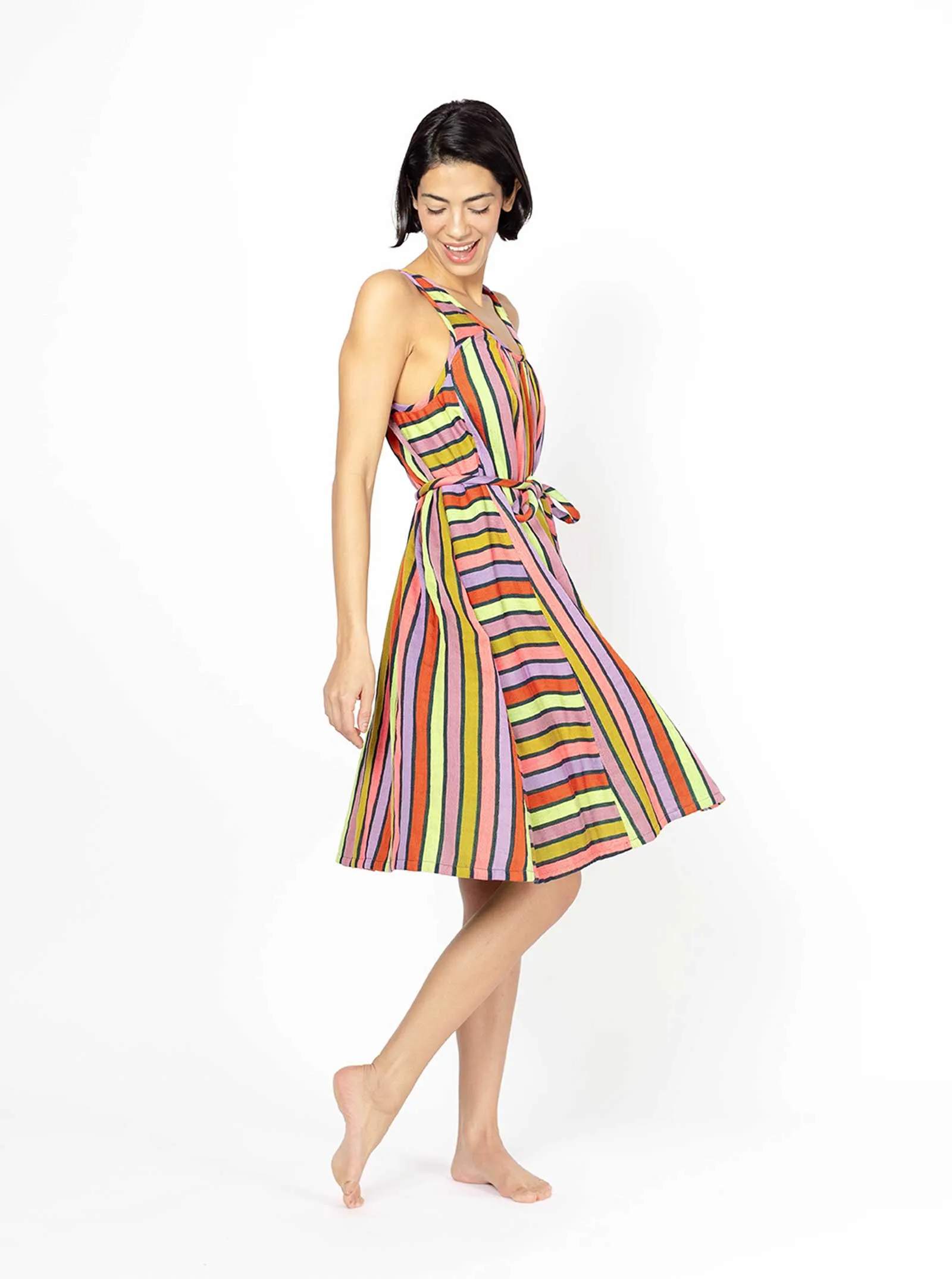 sample sale | reversible spin dress talk | XS sold by Ace & Jig product image thumbnail 4