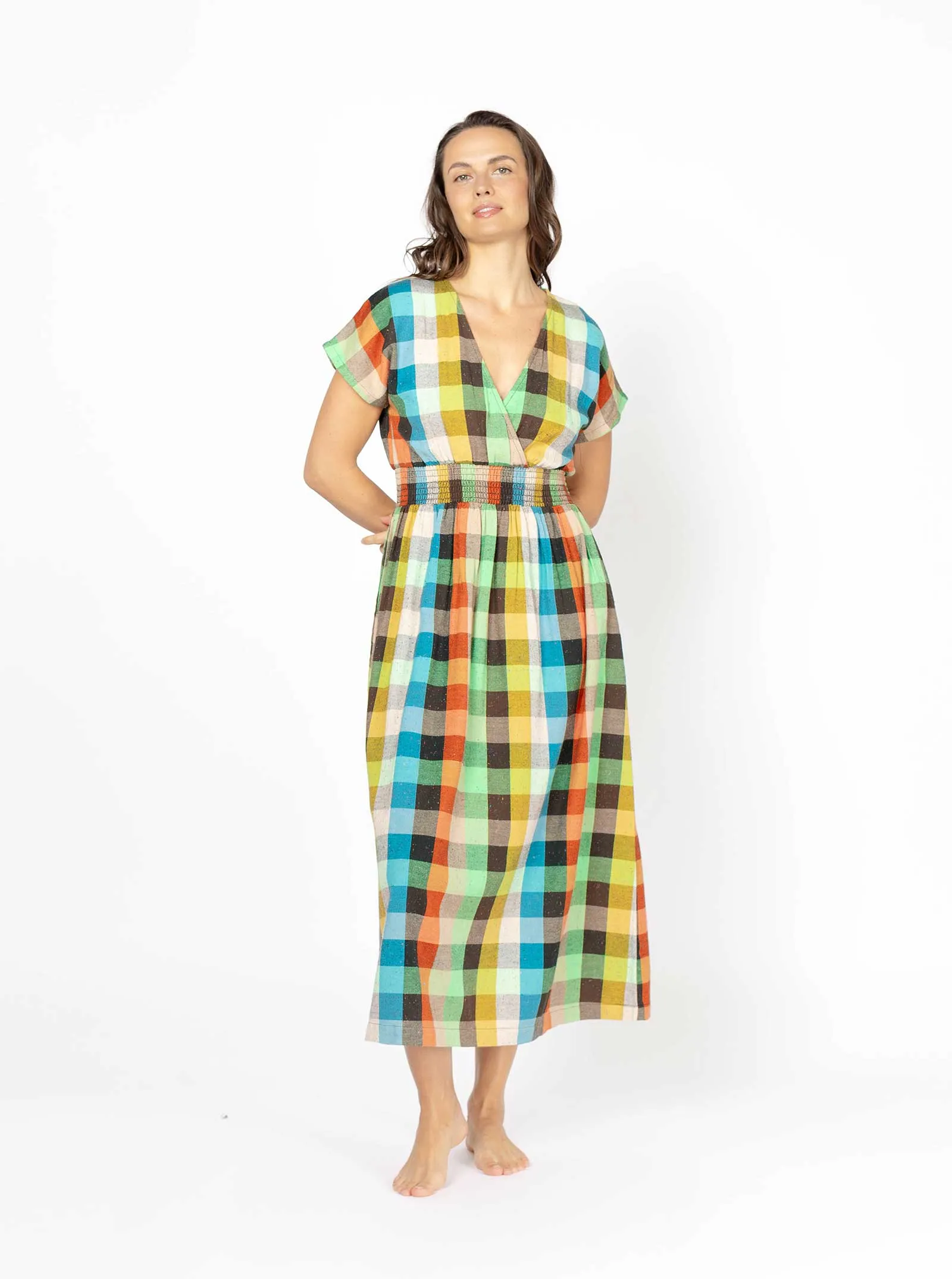 sample sale | faye dress campfire | XXS sold by Ace & Jig