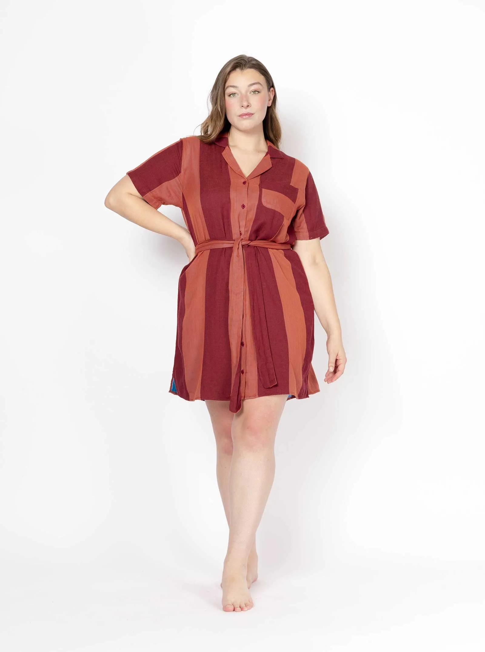 sample sale | gia shirtdress acrobat | XS & S sold by Ace & Jig product image thumbnail 2