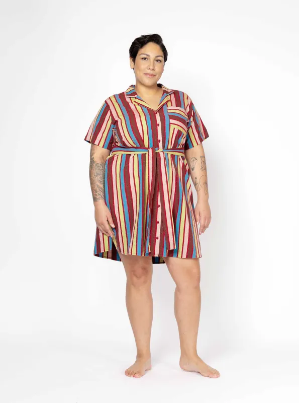 sample sale | gia shirtdress riddle | L-3X sold by Ace & Jig