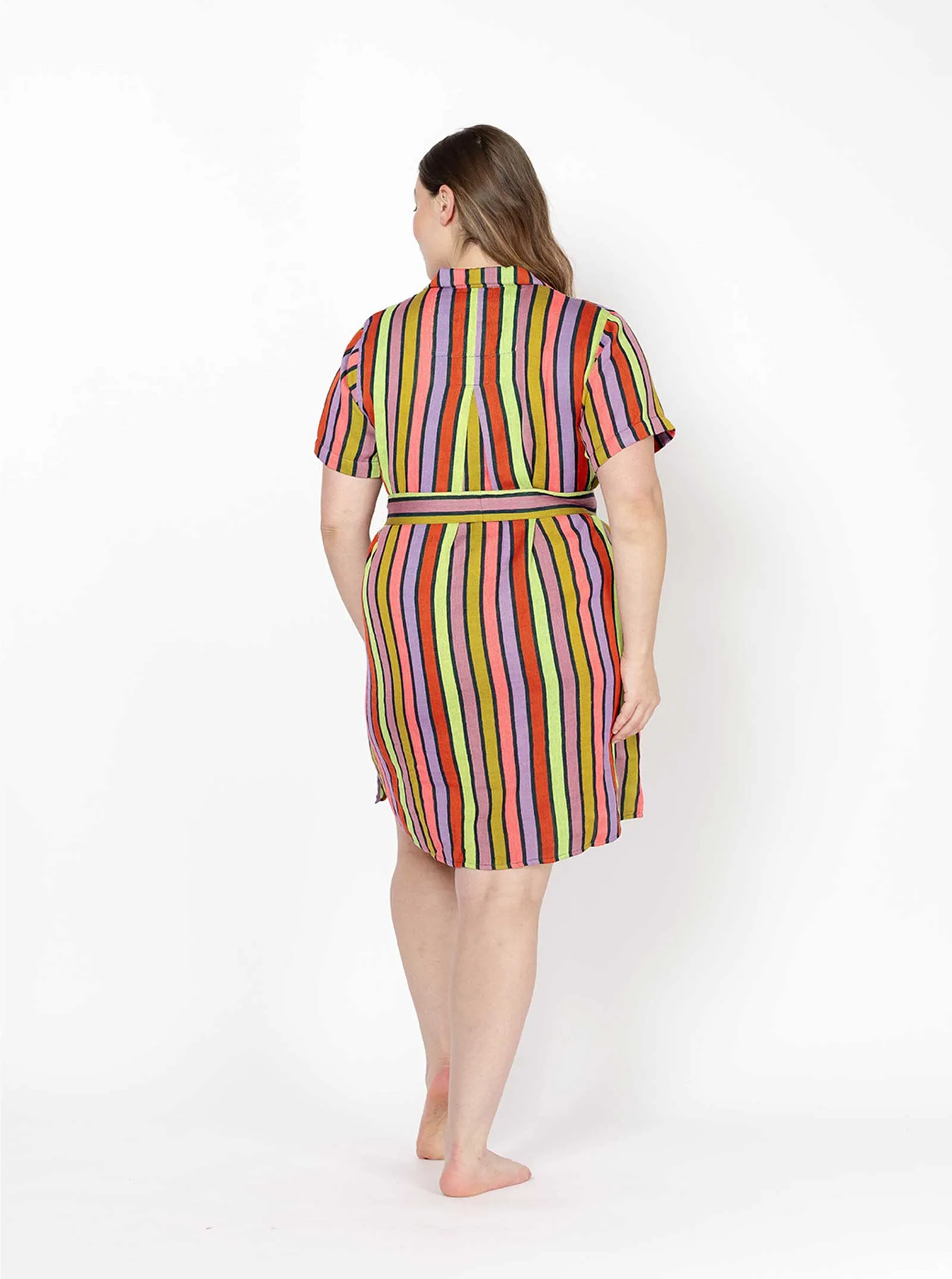 sample sale | gia shirtdress talk | XS & S sold by Ace & Jig product image thumbnail 3