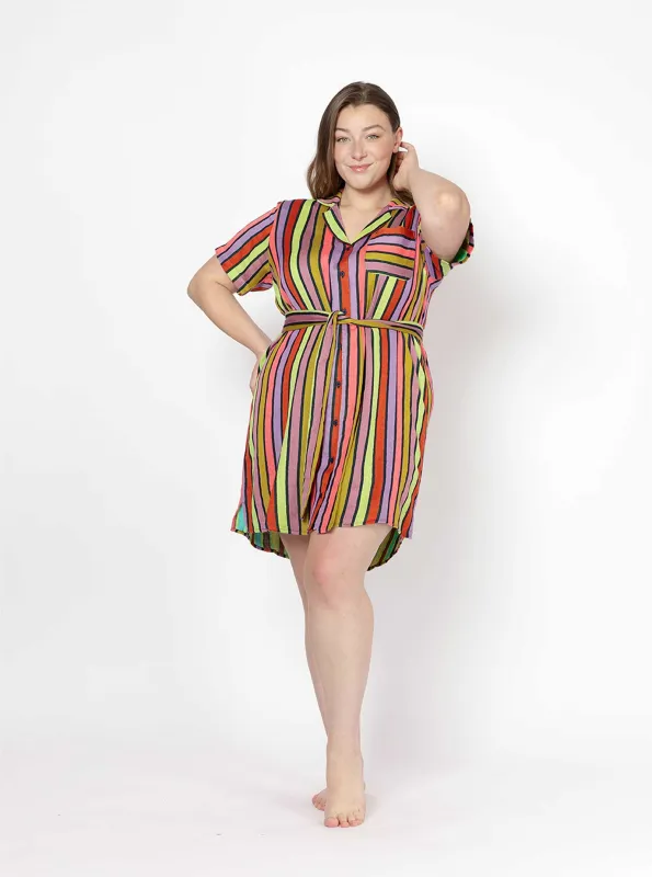 sample sale | gia shirtdress talk | XS-XL sold by Ace & Jig