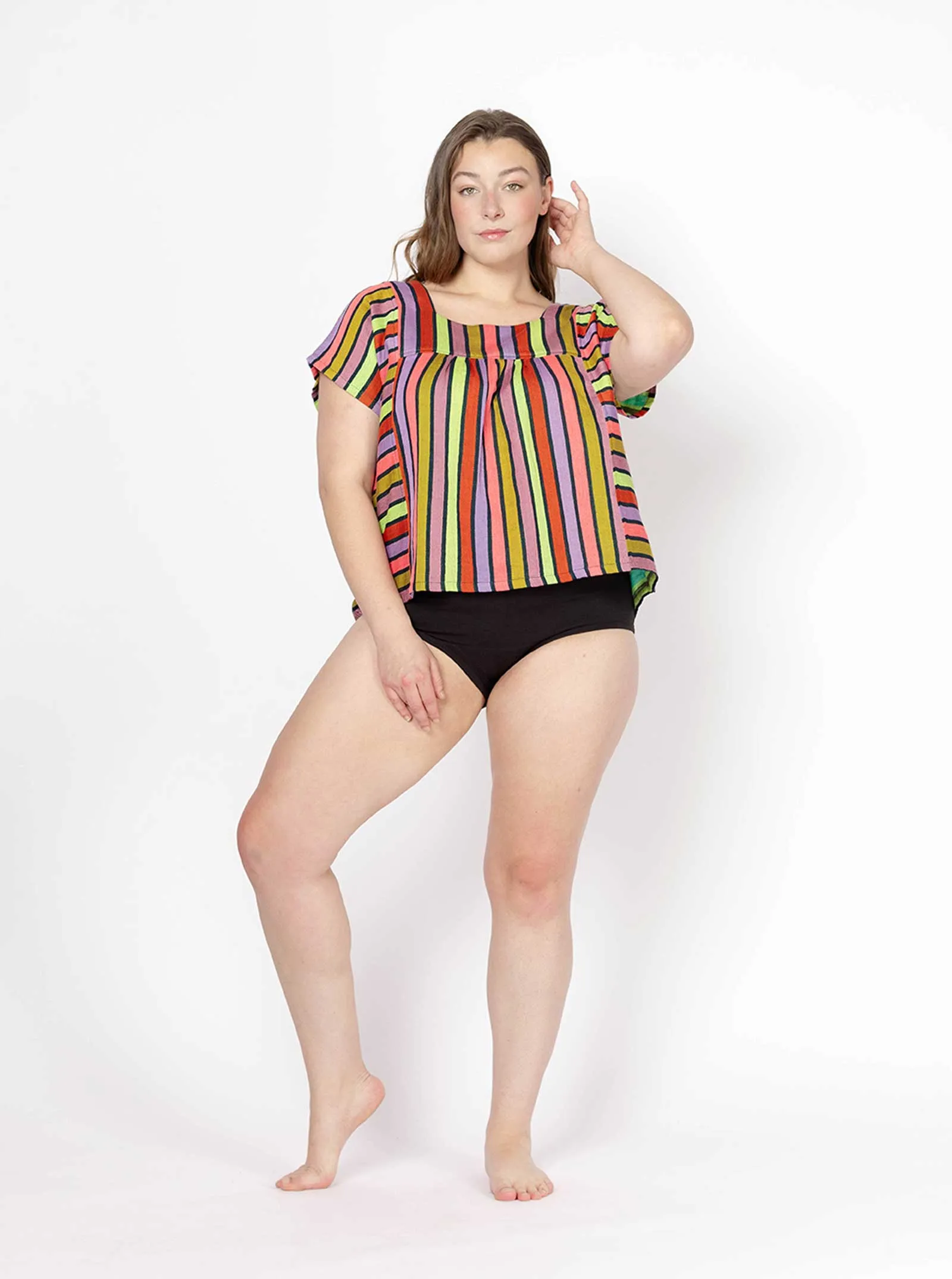 sample sale | lynne top talk | S-3X sold by Ace & Jig product image thumbnail 4